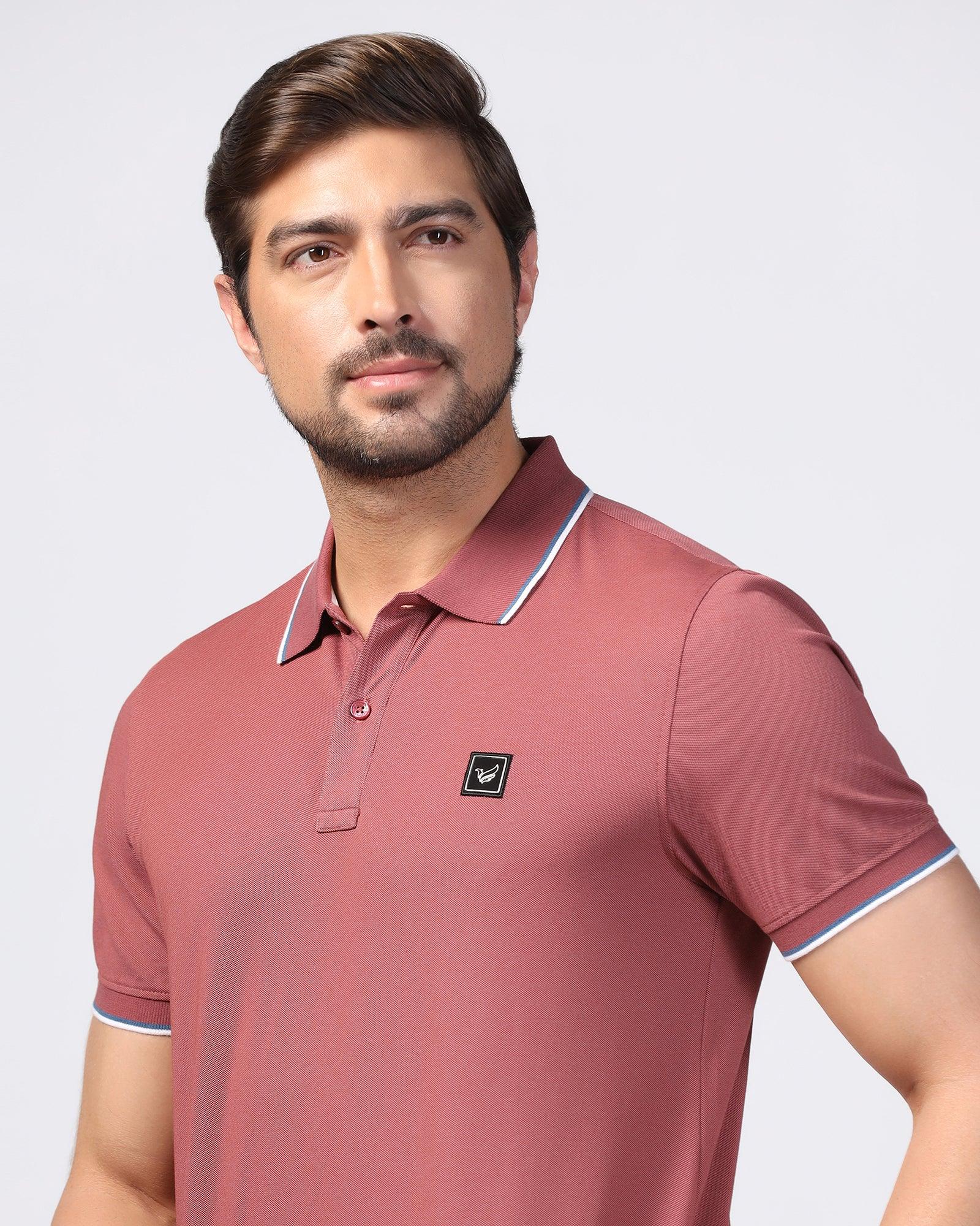 Polo Apple Red Solid T-Shirt - Andro - Image 4