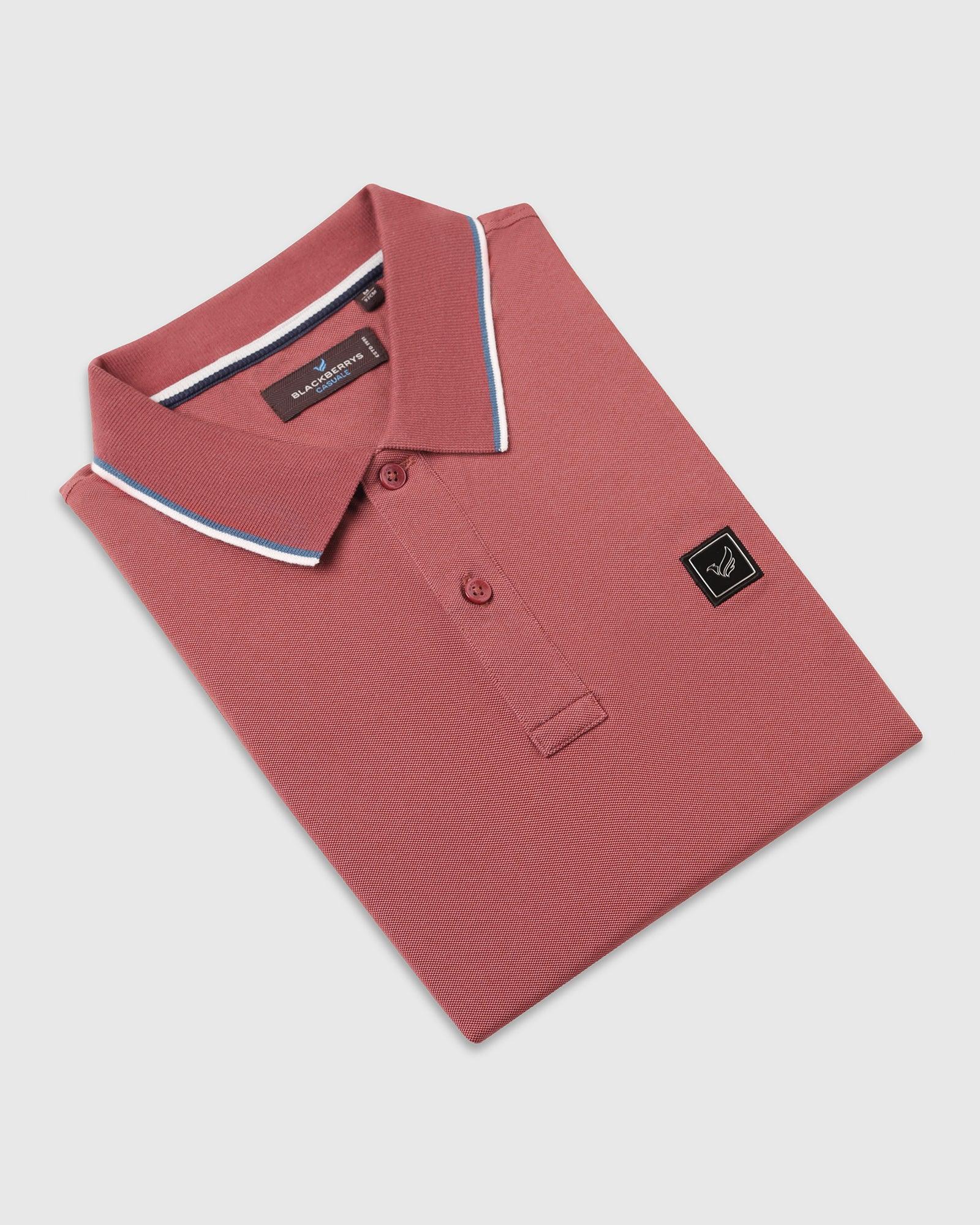 Polo Apple Red Solid T-Shirt - Andro - Image 5