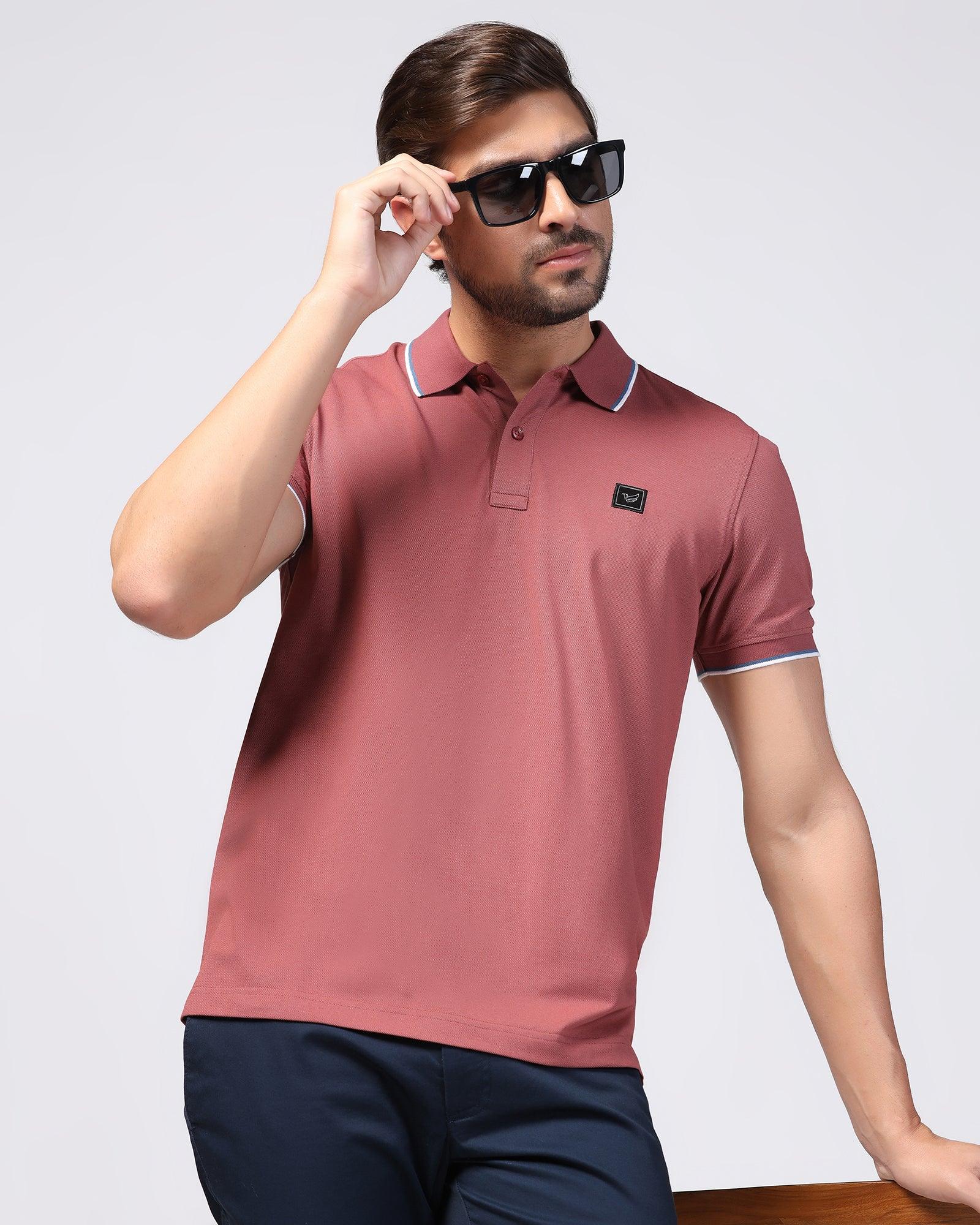 Polo Apple Red Solid T-Shirt - Andro - Image 7