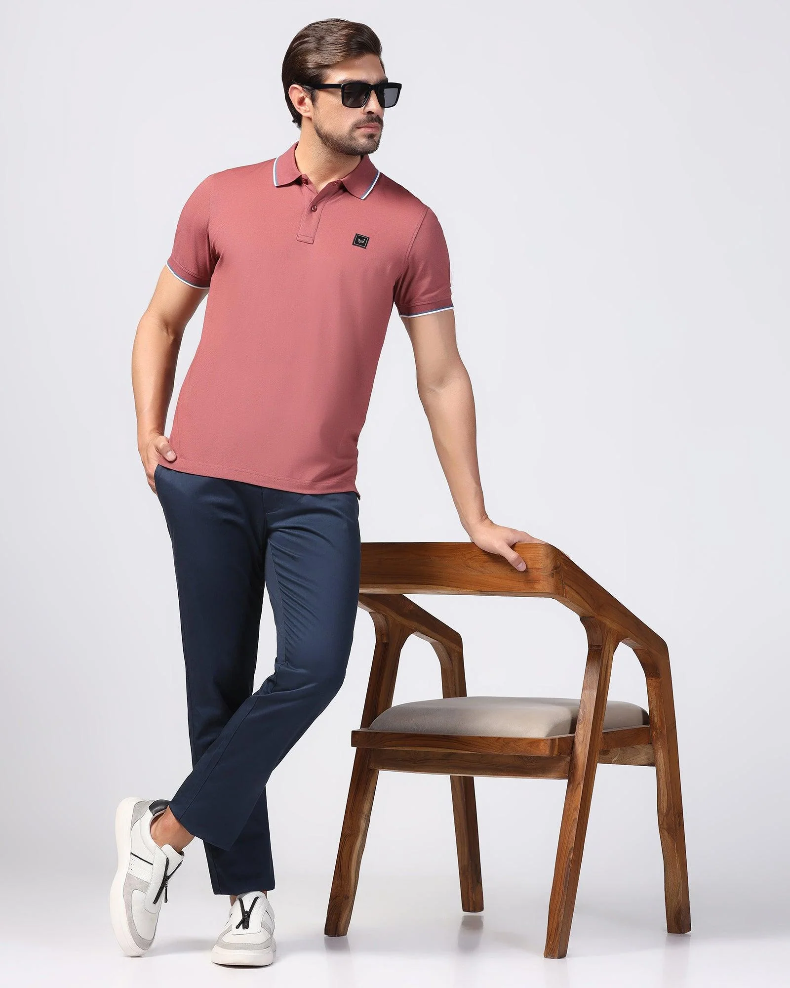 Polo Apple Red Solid T-Shirt - Andro - Image 8