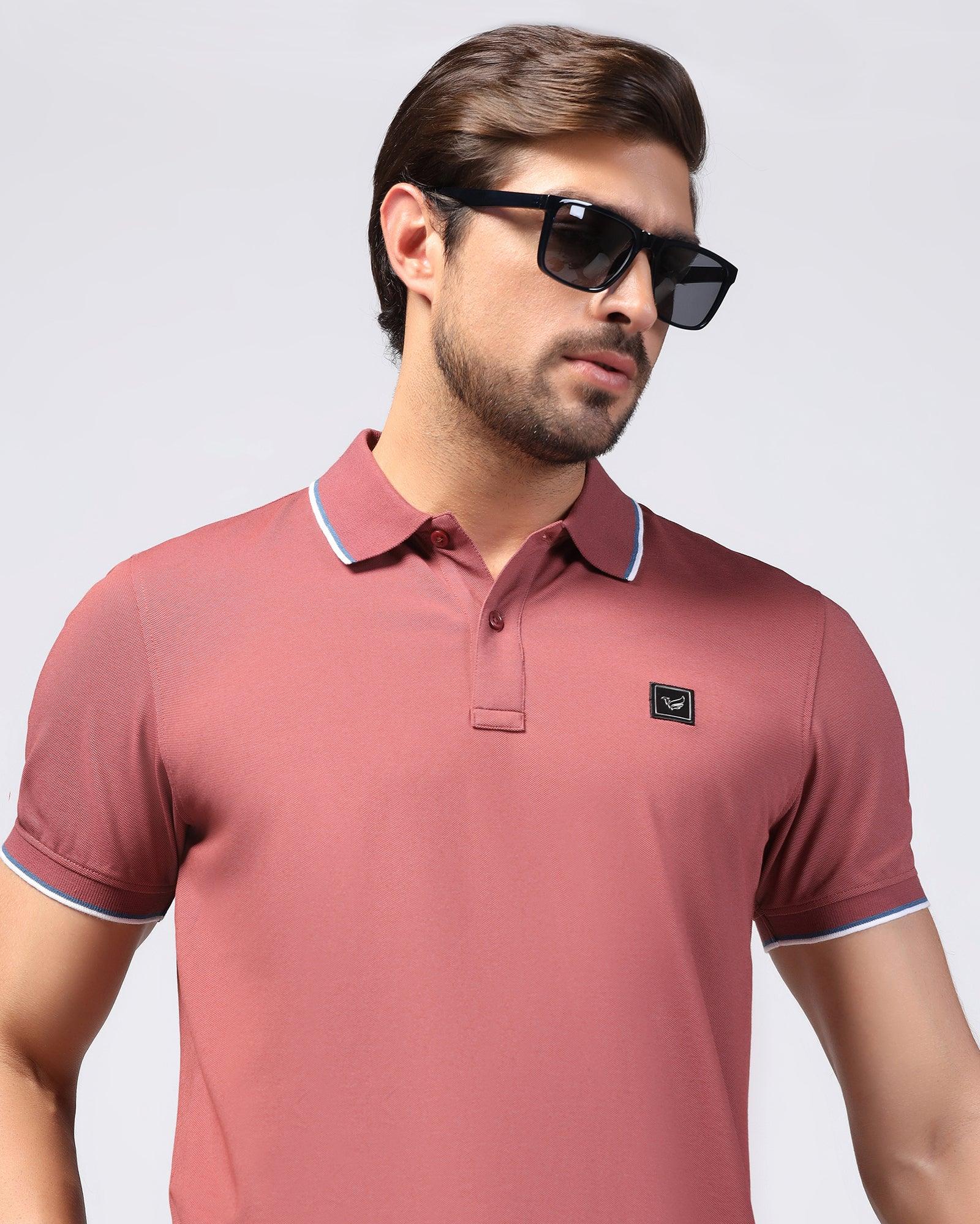 Polo Apple Red Solid T-Shirt - Andro - Image 9