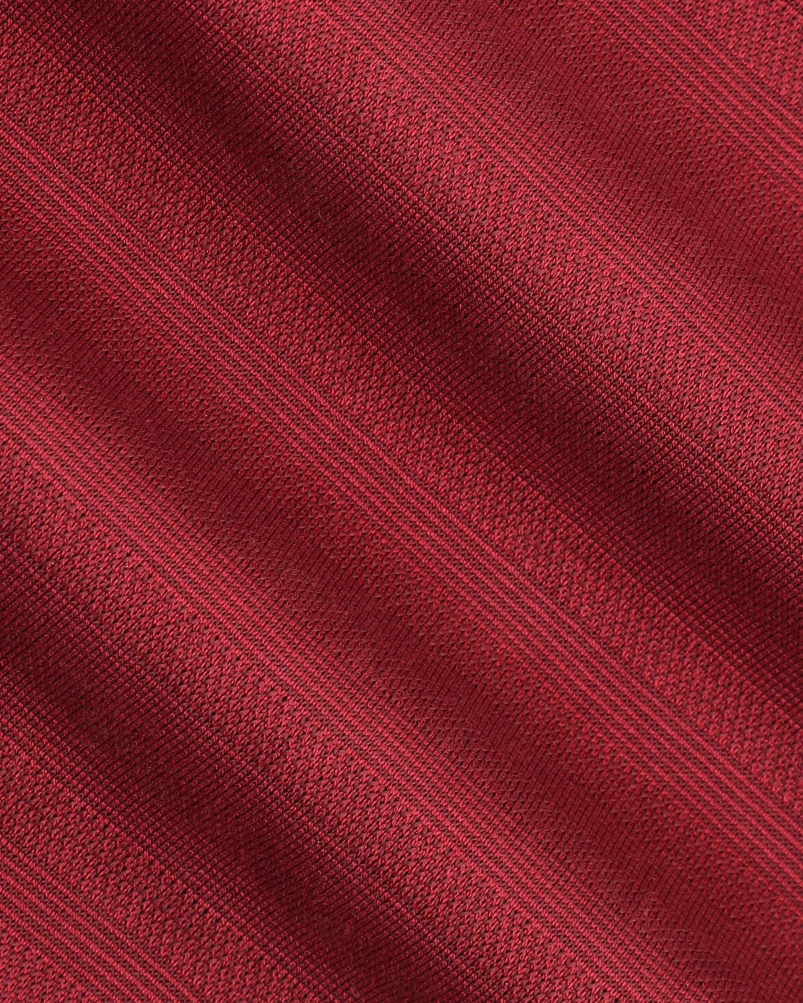 Polo Apple Red Textured T-Shirt - Kiyo - Image 6