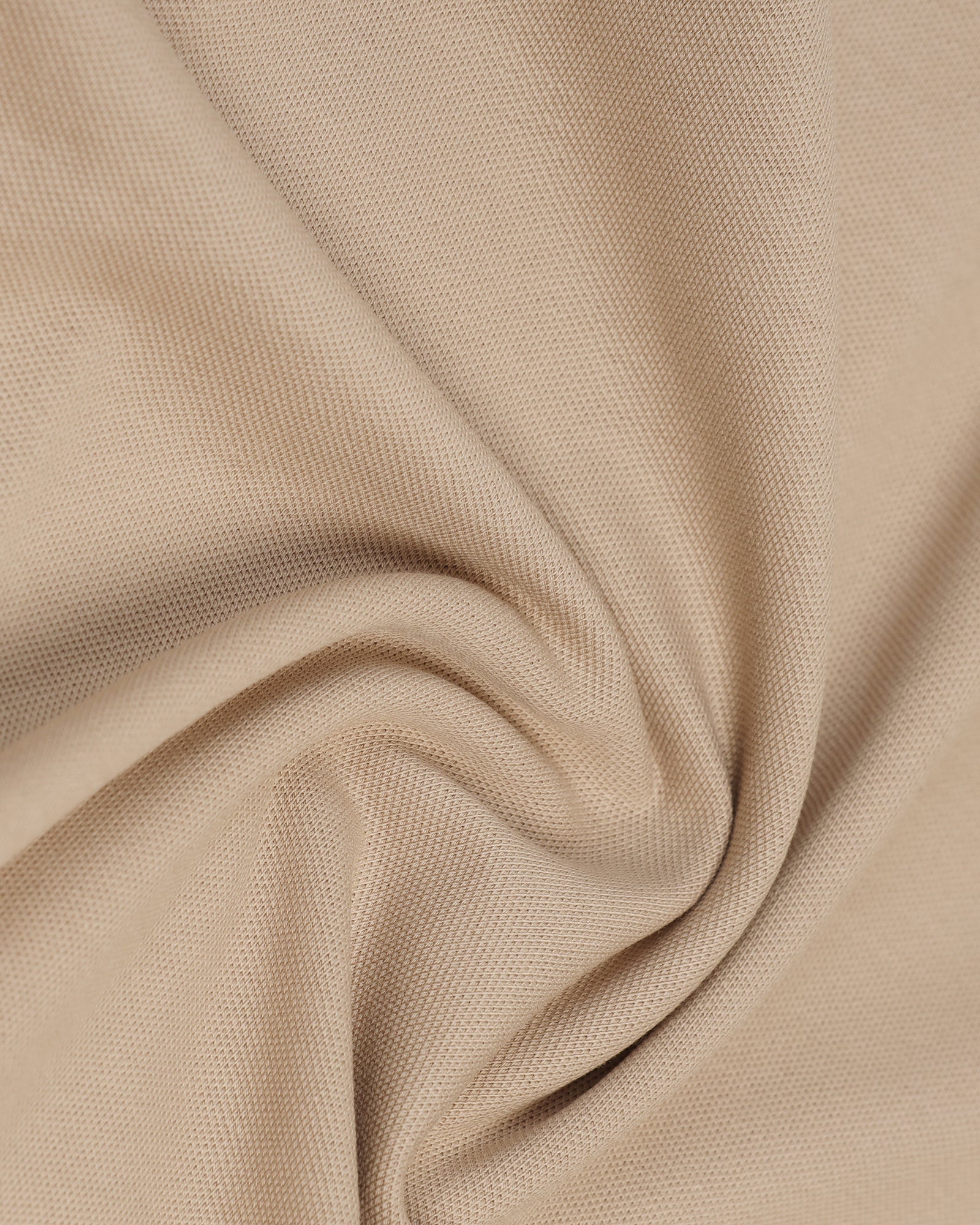 Polo Beige Solid T-Shirt - Taurus - Image 6