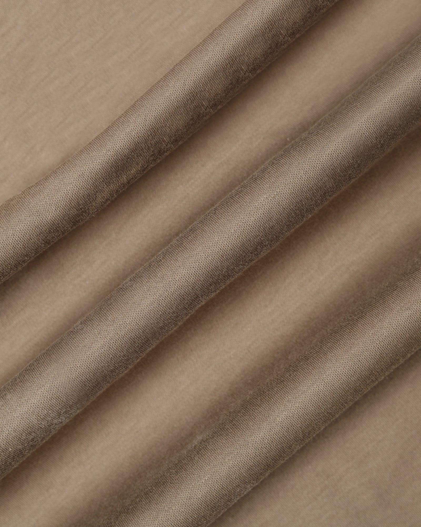 Polo Beige Solid T-Shirt - Toll - Image 6