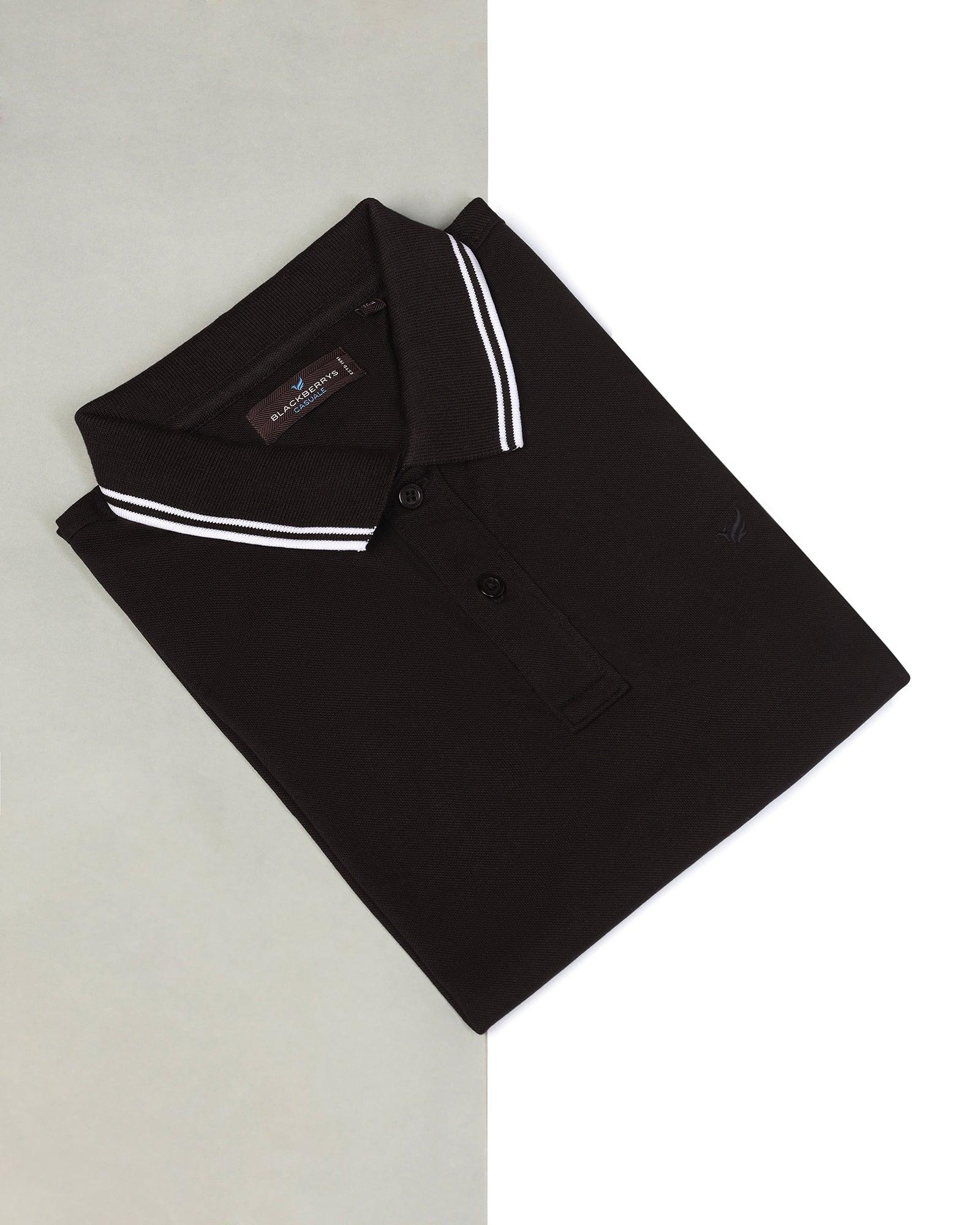 Polo Black Solid T-Shirt - Fifa - Image 5