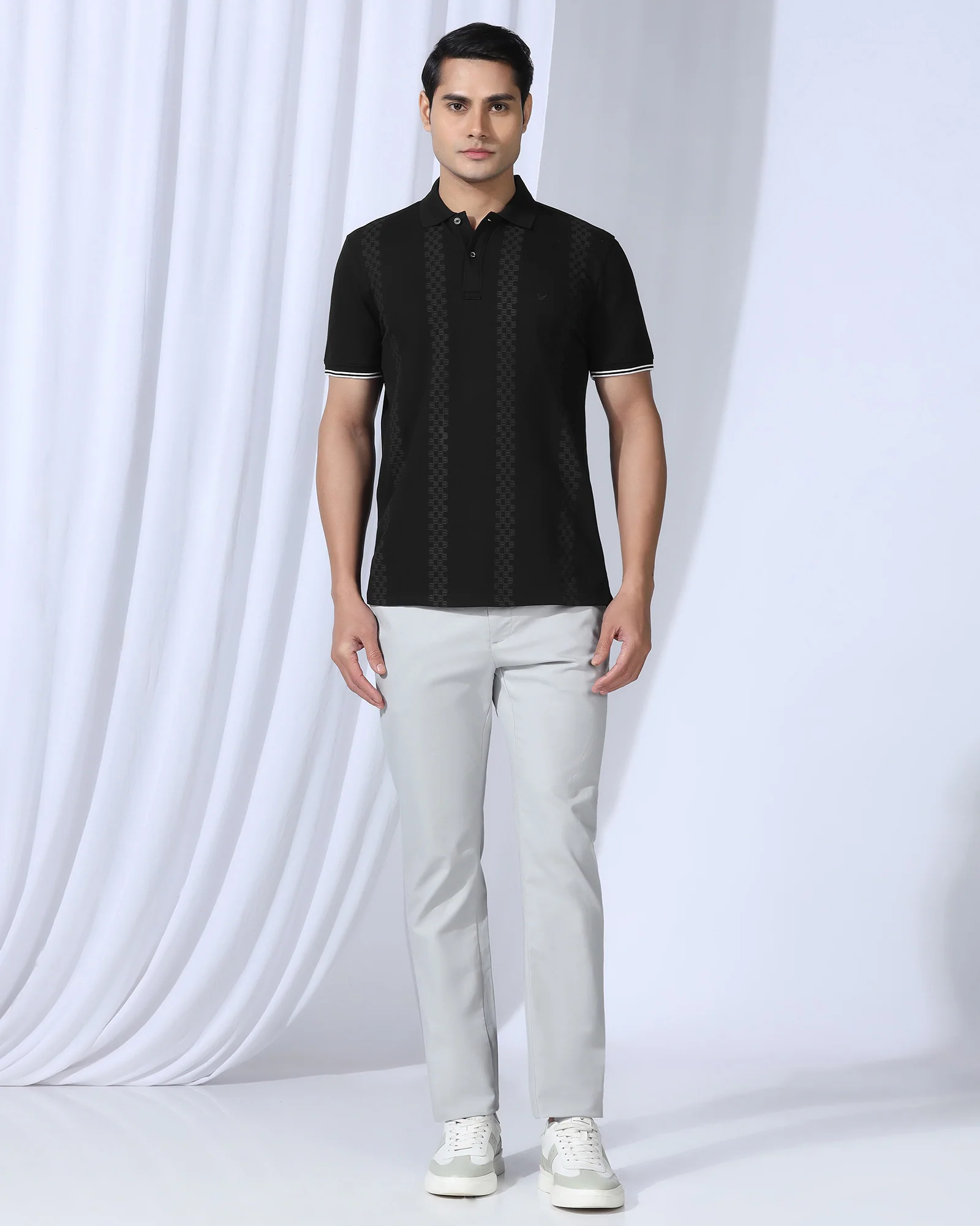 Polo Black Printed T-Shirt - Eta - Image 3