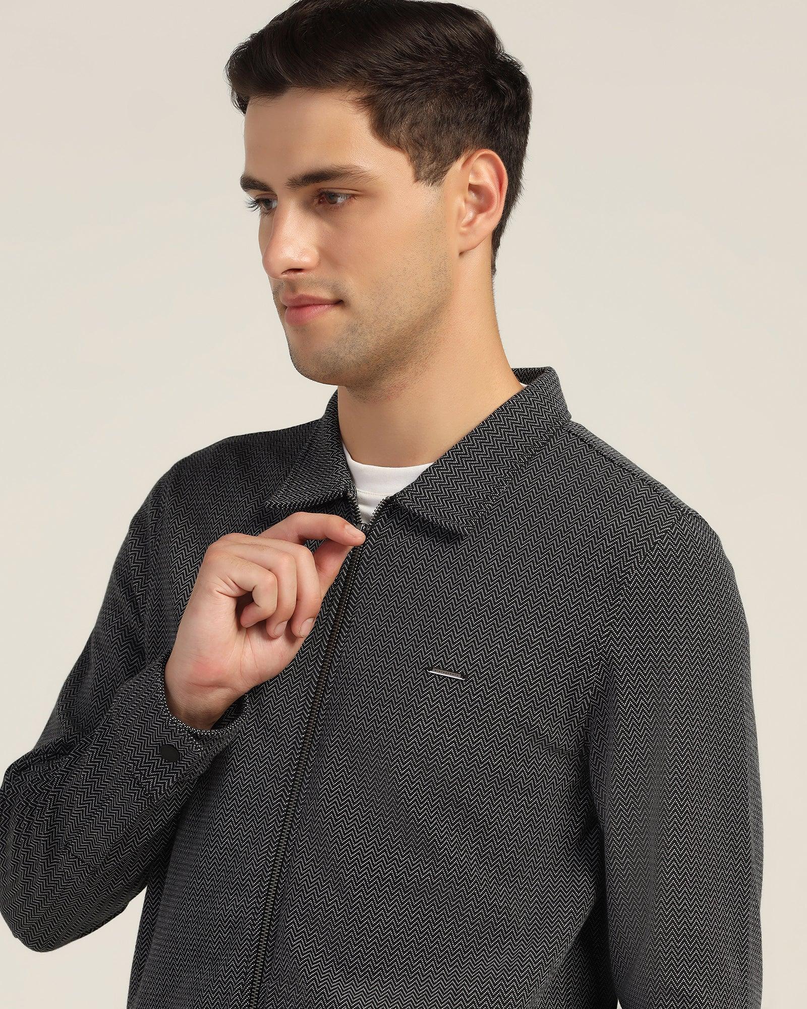 Polo Black Structure Sweatshirt - Herring - Image 4