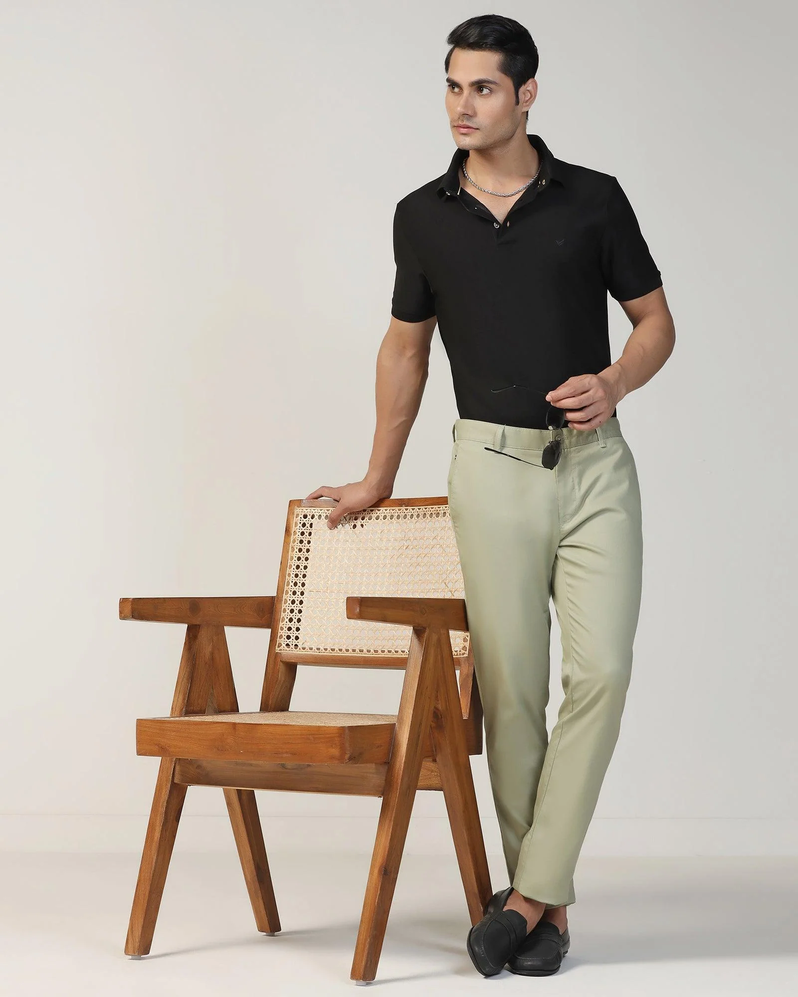 Polo Black Structure T-Shirt - Bingo - Image 7
