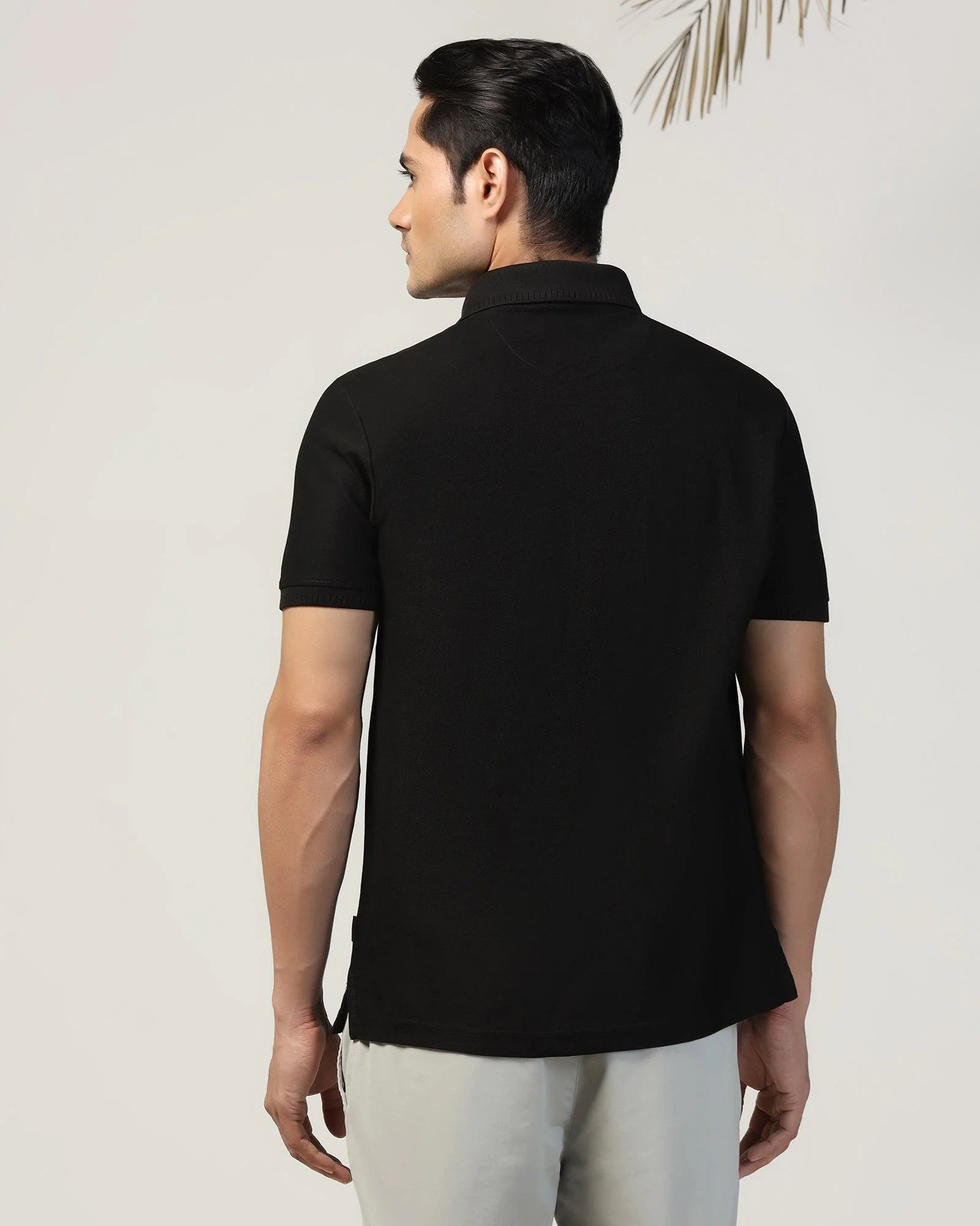 Polo Black Structure T-Shirt - Bingo - Image 2