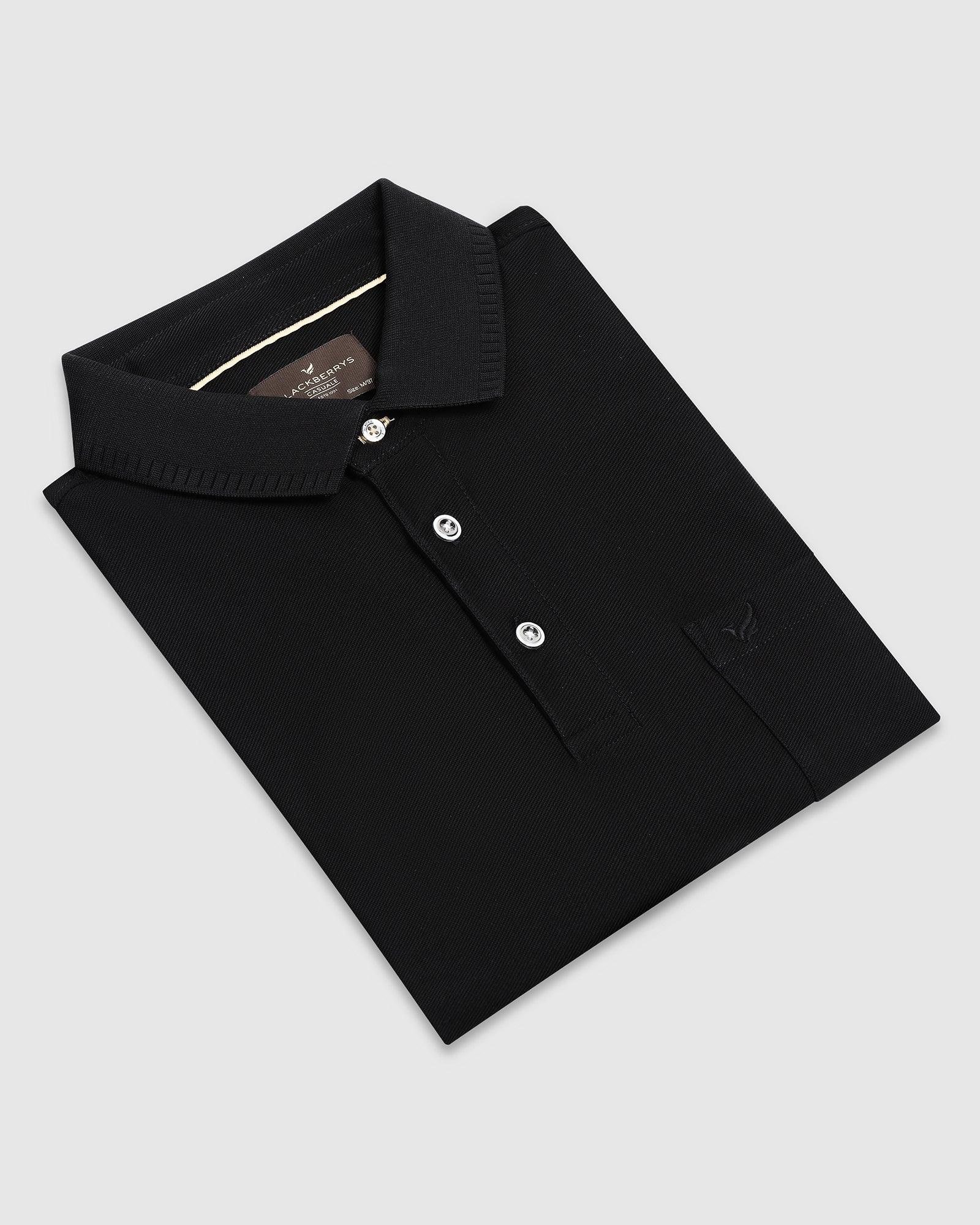 Polo Black Structure T-Shirt - Bingo - Image 5