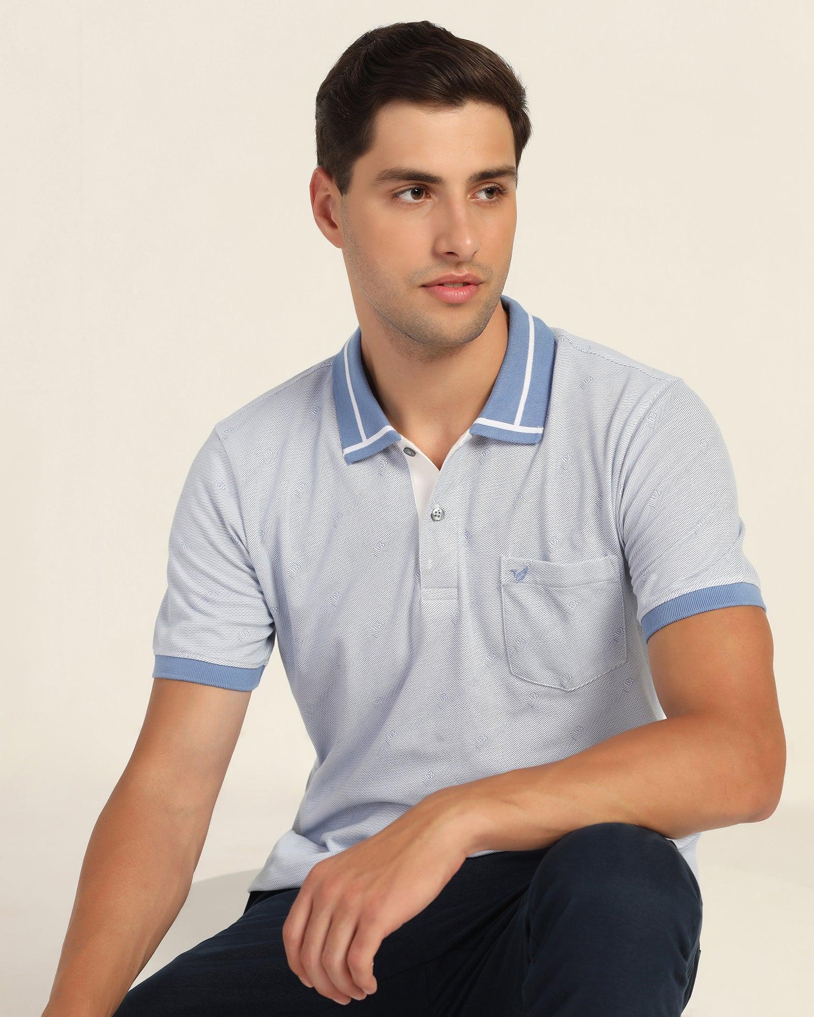 Polo Blue Printed T-Shirt - Nit - Image 7