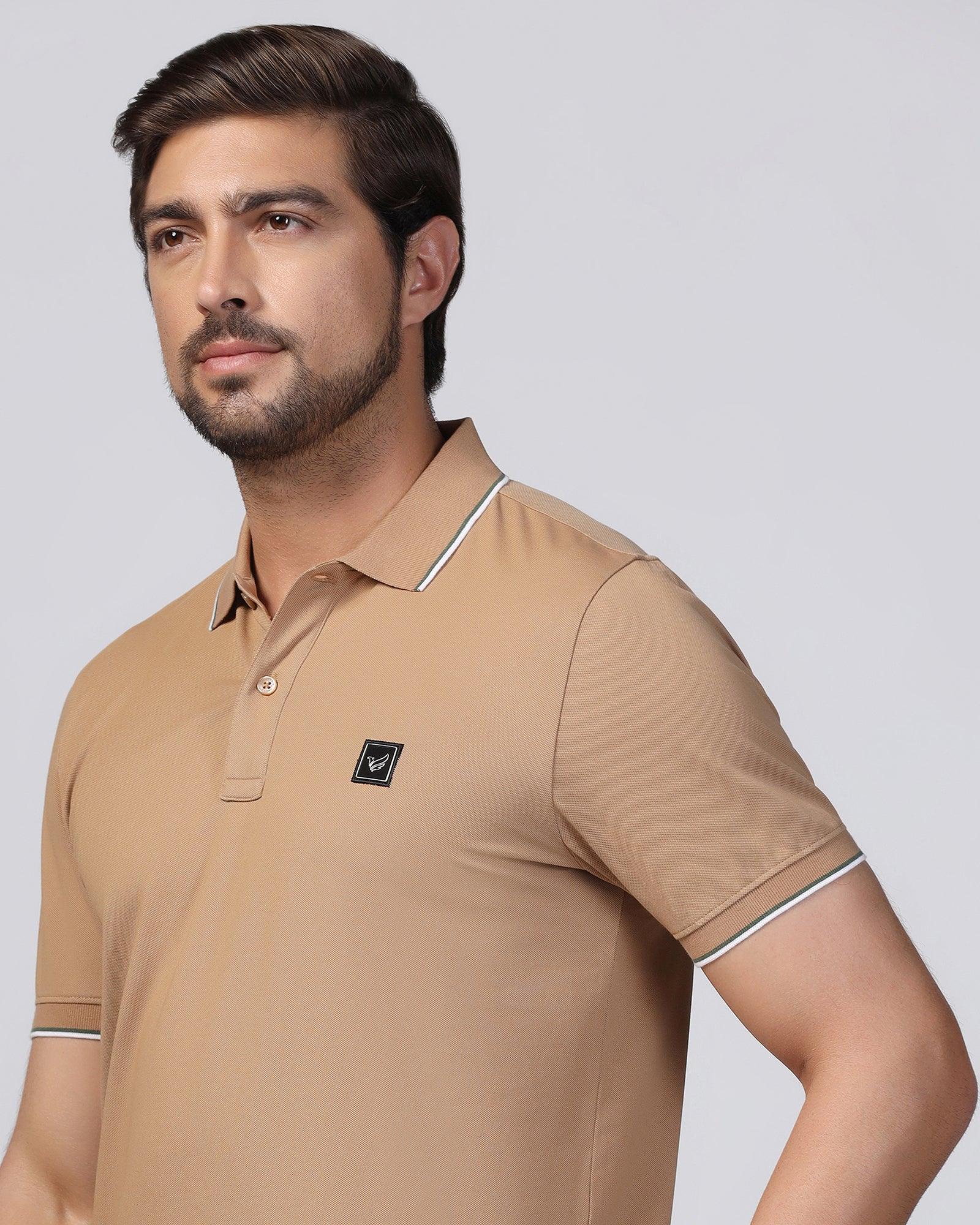 Polo Camel Solid T-Shirt - Andro - Image 4