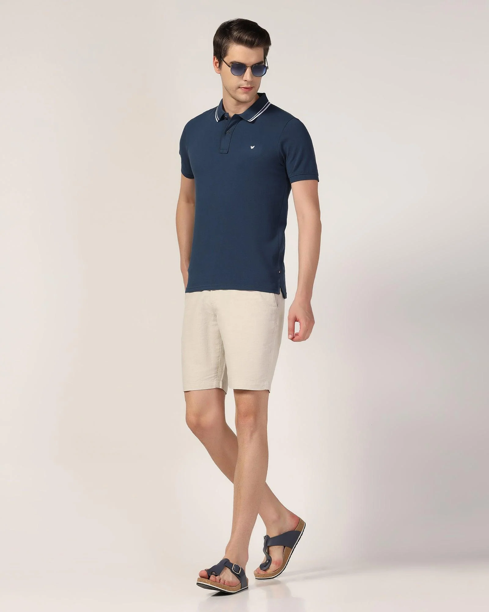 Polo Deep Blue Solid T-Shirt - Klaus - Image 6