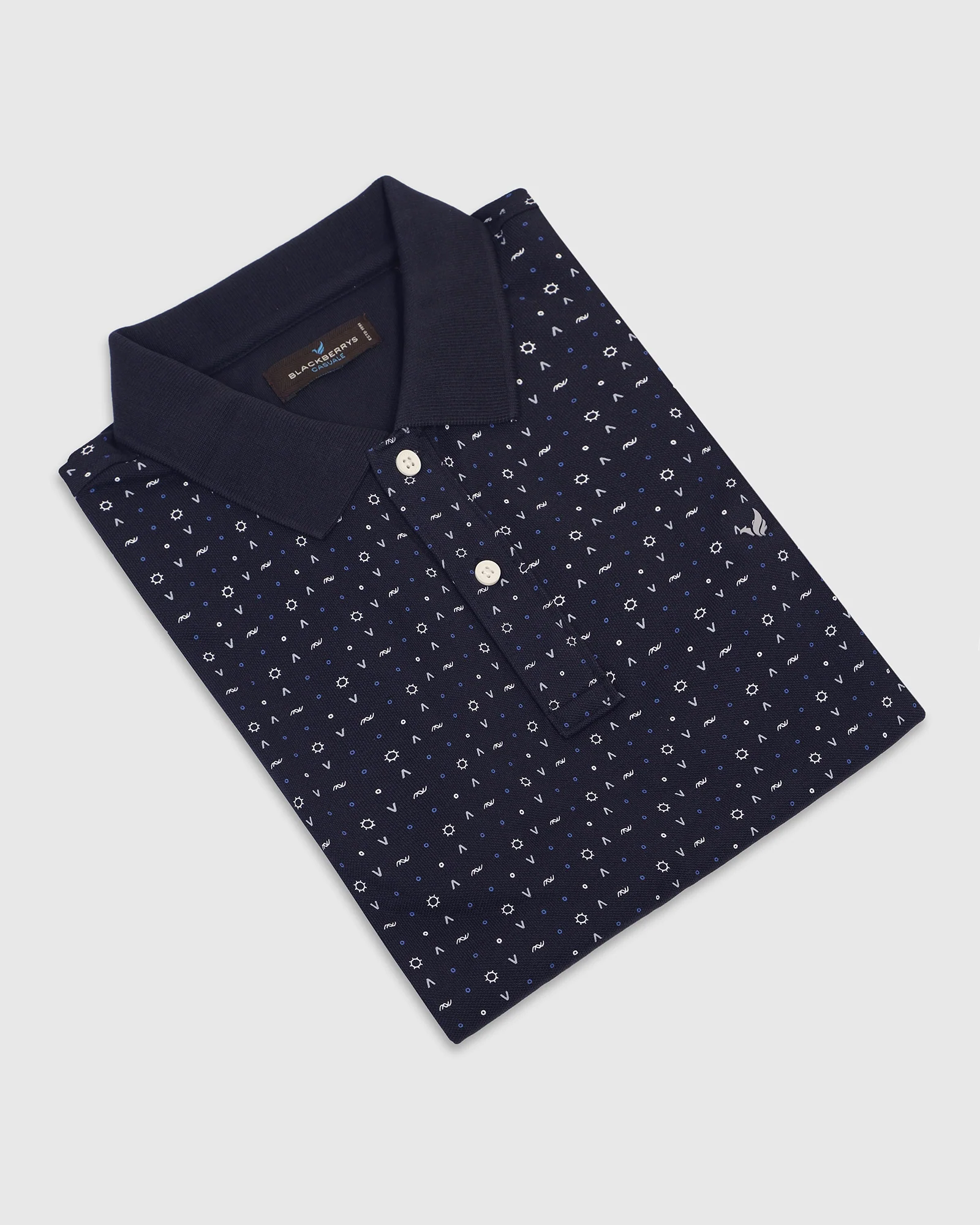 Polo Deep Navy Printed T-Shirt - Arcade - Image 5