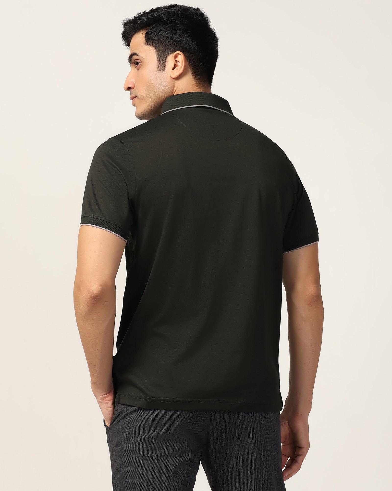 Polo Kelp Solid T-Shirt - Ether - Image 2