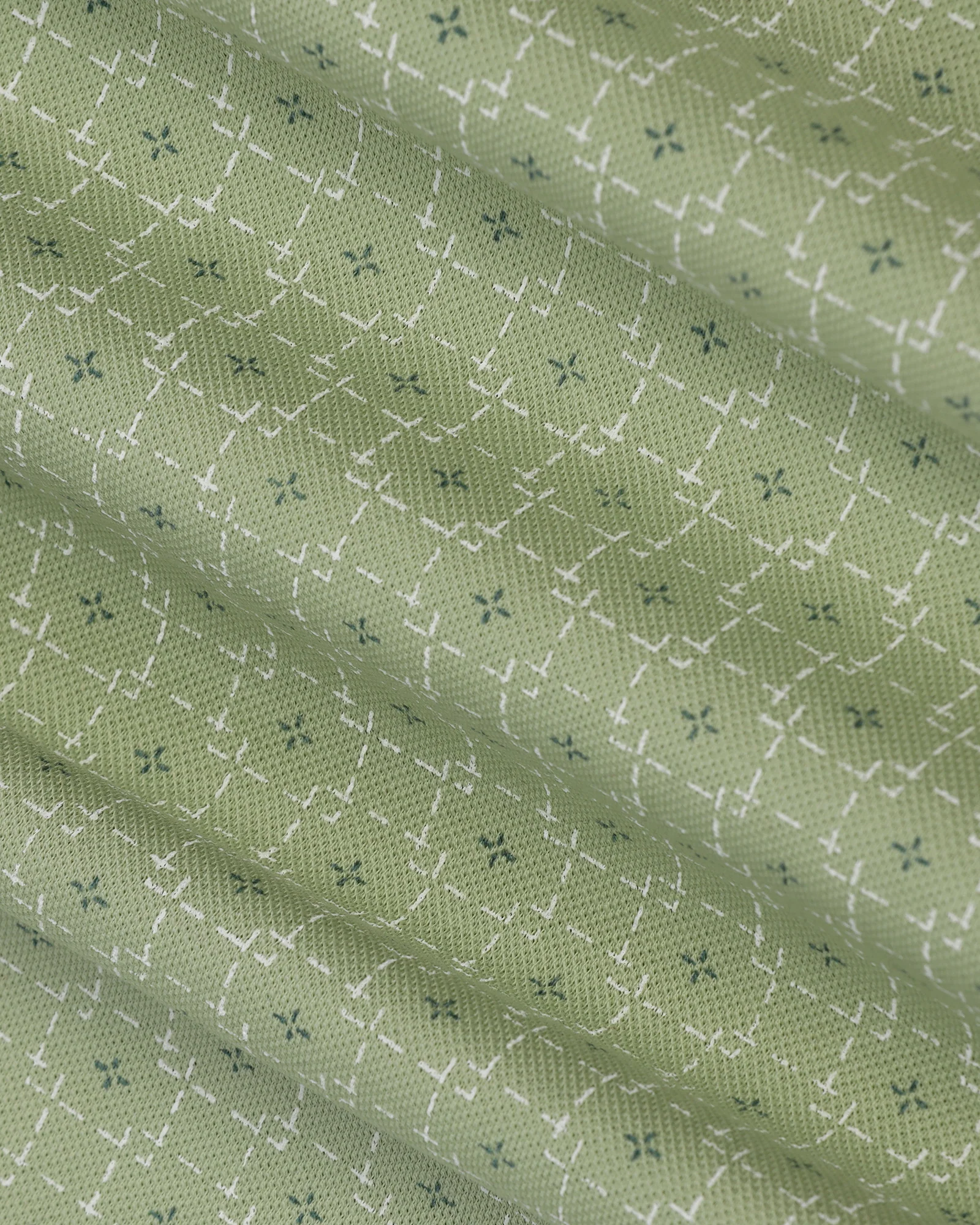 Polo Light Green Printed T-Shirt - Henry - Image 6