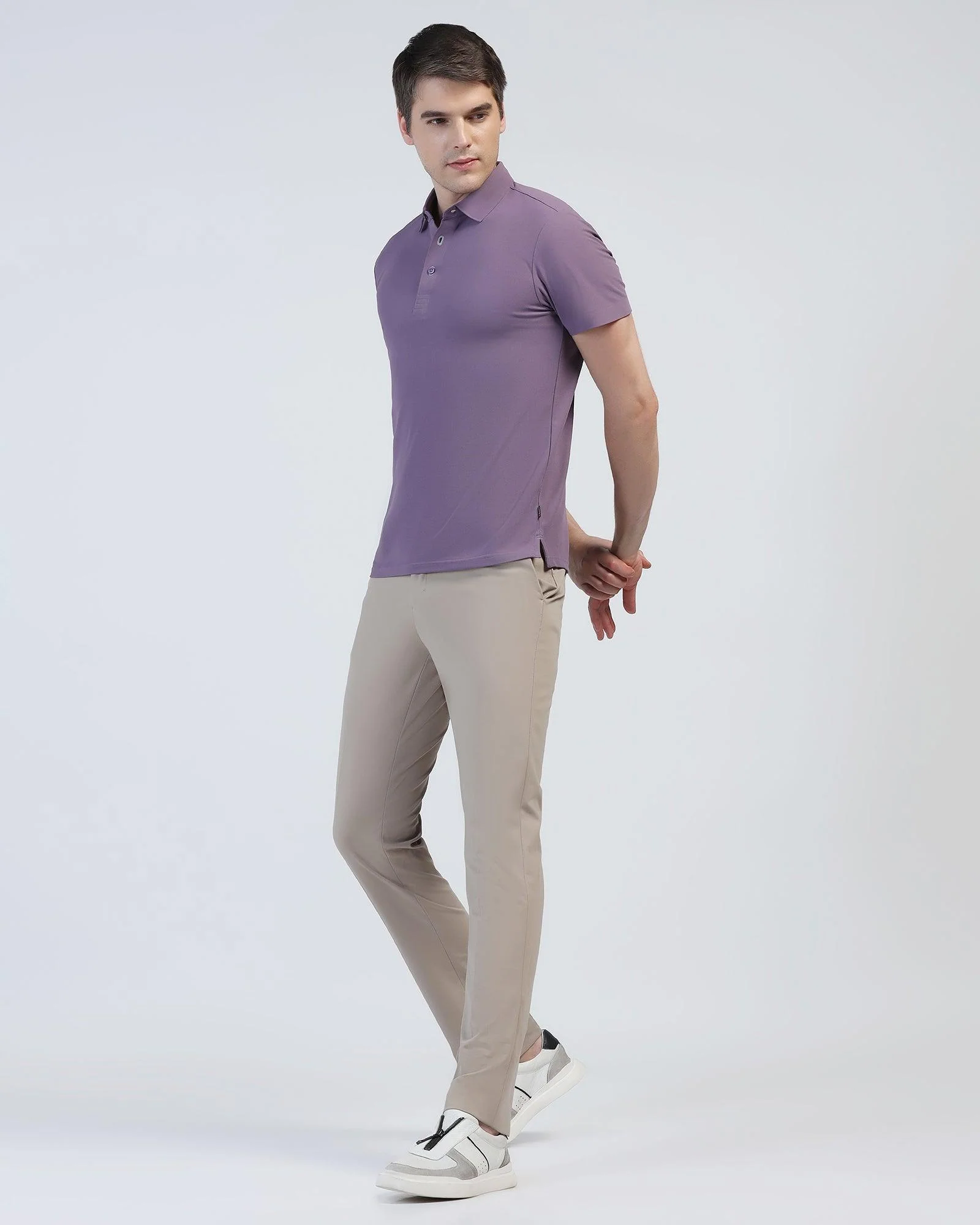 TechPro Polo Mulled Grape Solid T-Shirt - Carol - Image 7