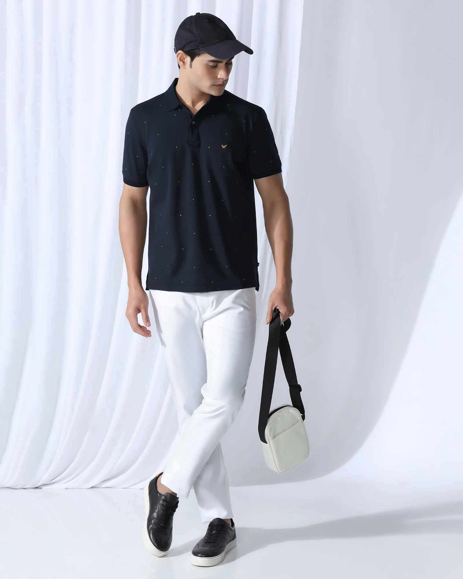 Polo Navy Printed T-Shirt - Wembley - Image 7