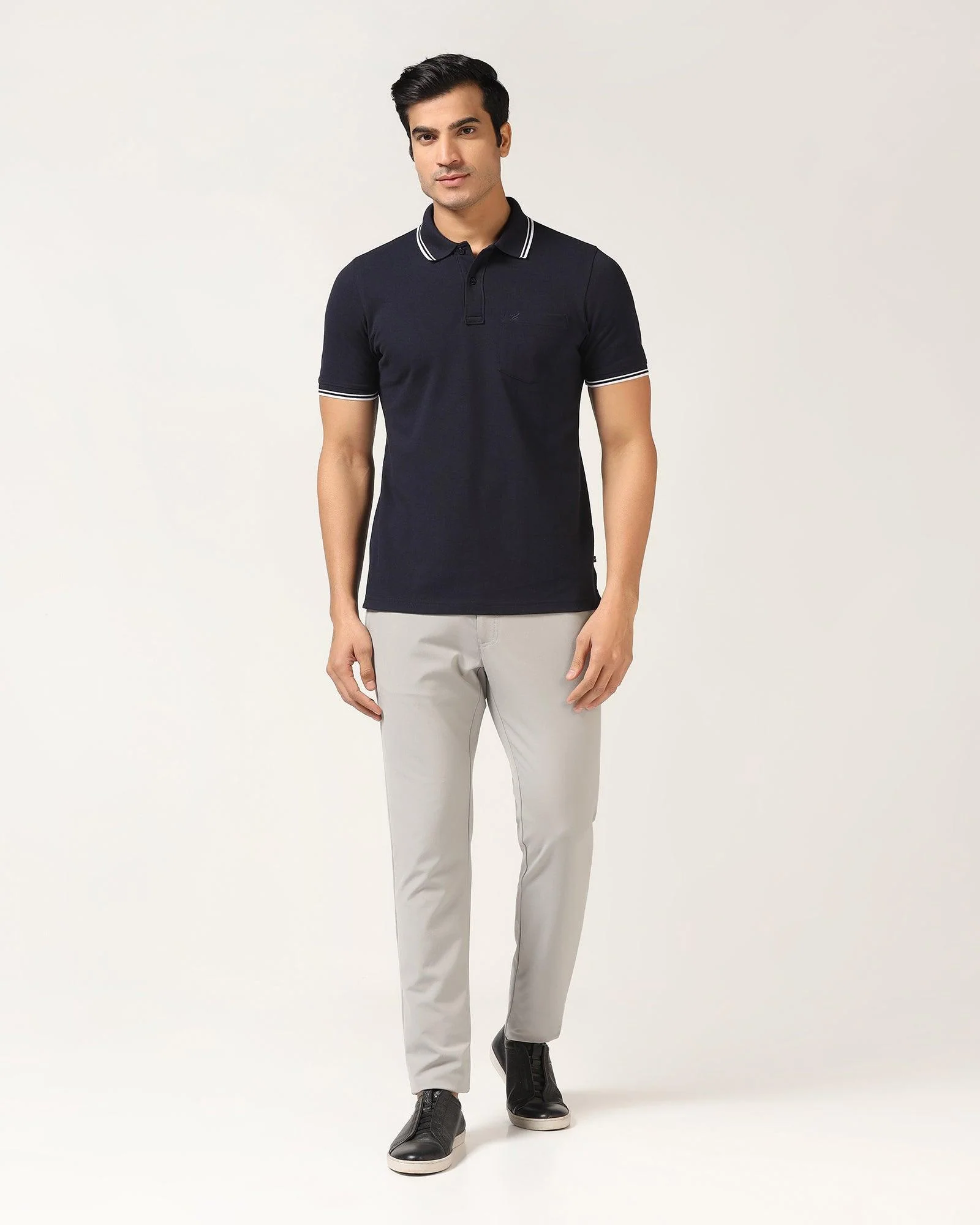 Polo Navy Solid T-Shirt - Fifa - Image 3