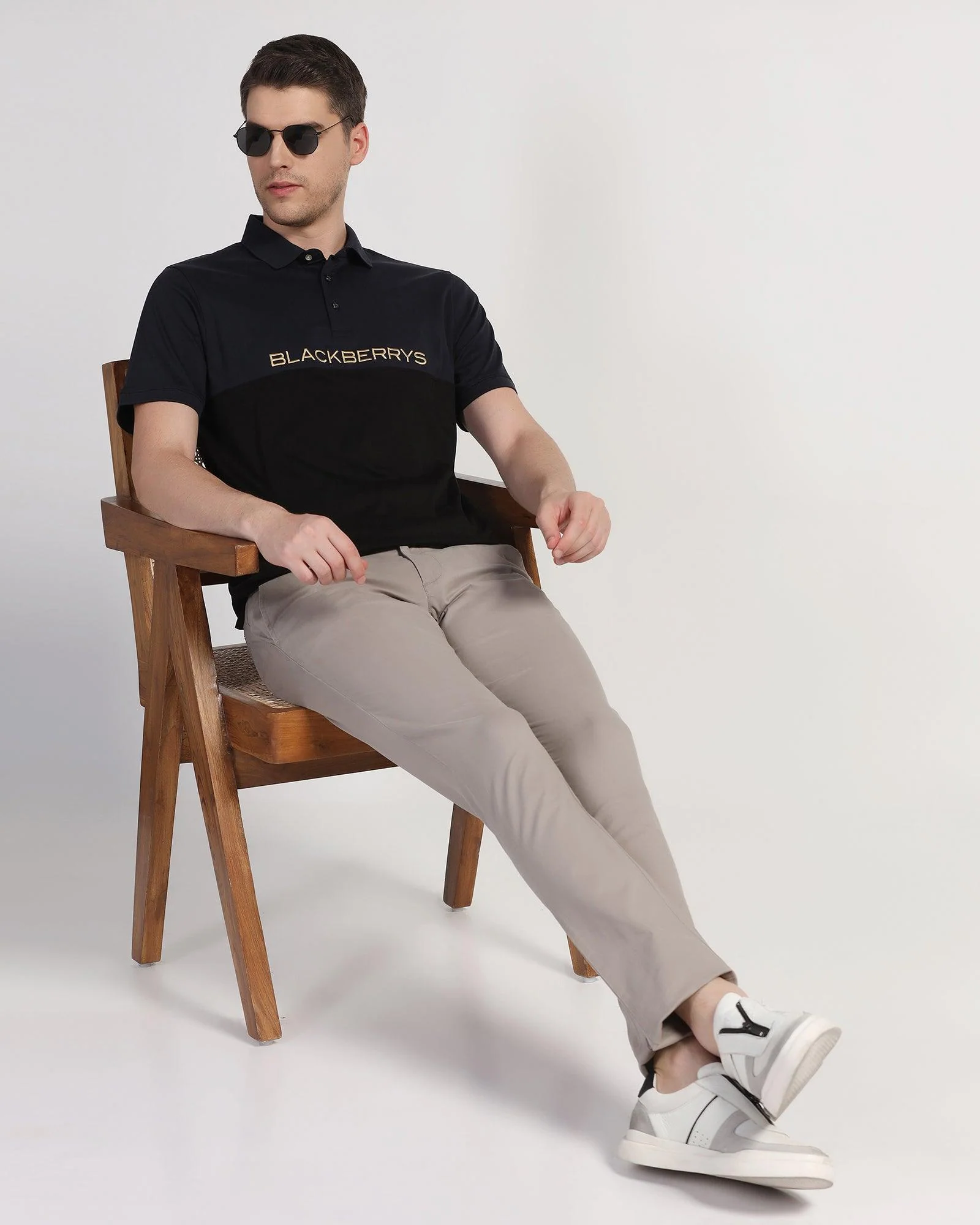 Polo Navy Solid T-Shirt - Star - Image 7