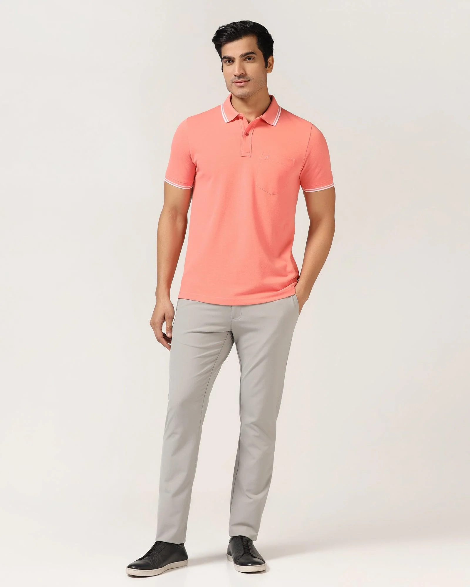Polo Pink Solid T-Shirt - Fifa - Image 3