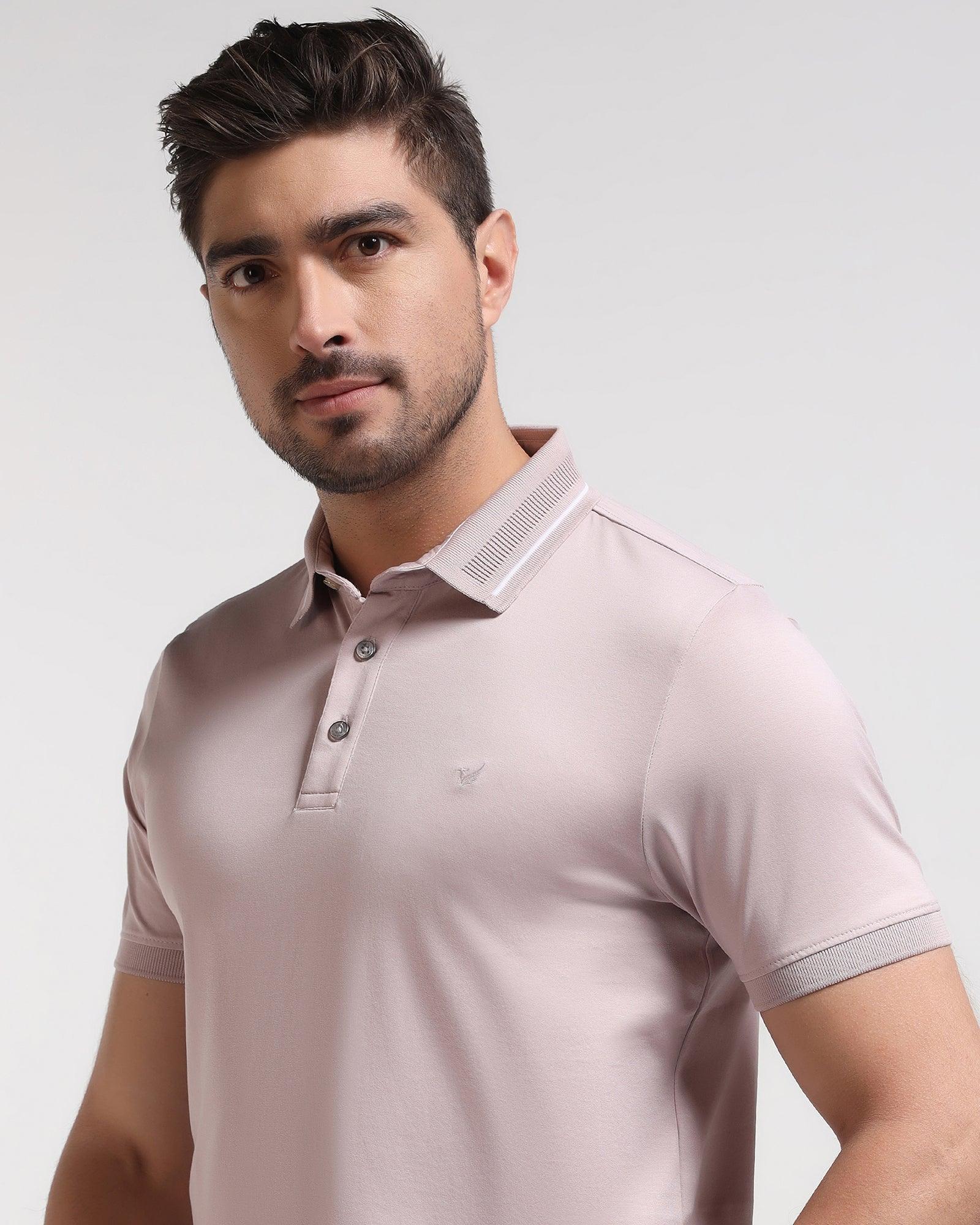 Polo Pink Solid T-Shirt - Peter - Image 4