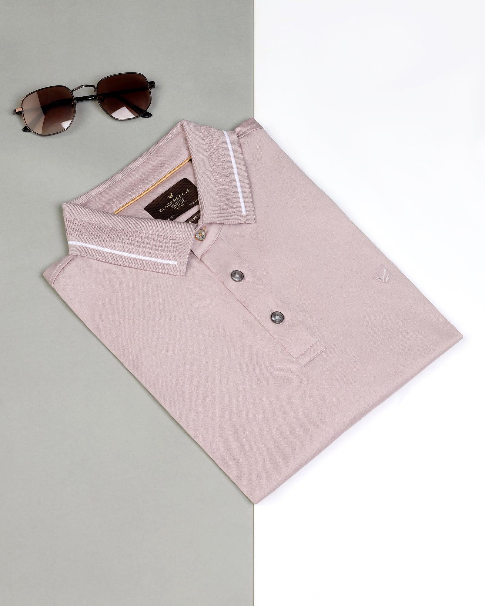 Polo Pink Solid T-Shirt - Peter - Image 5