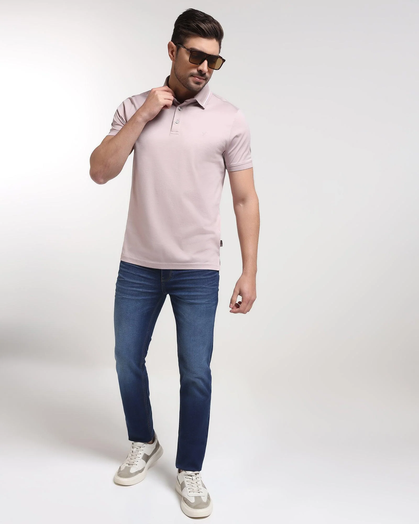 Polo Pink Solid T-Shirt - Peter - Image 6