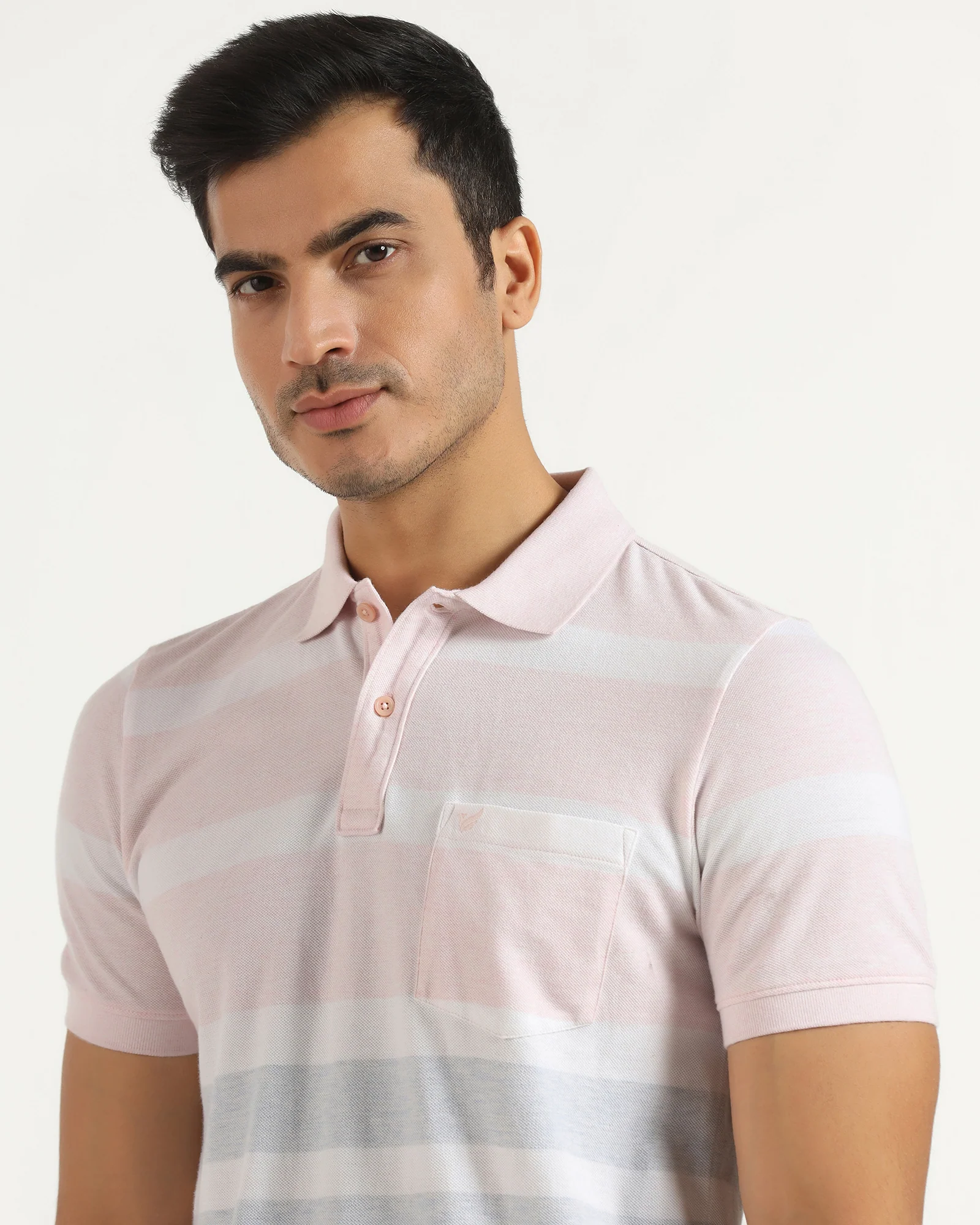 Polo Pink Stripe T-Shirt - Scorpius - Image 4