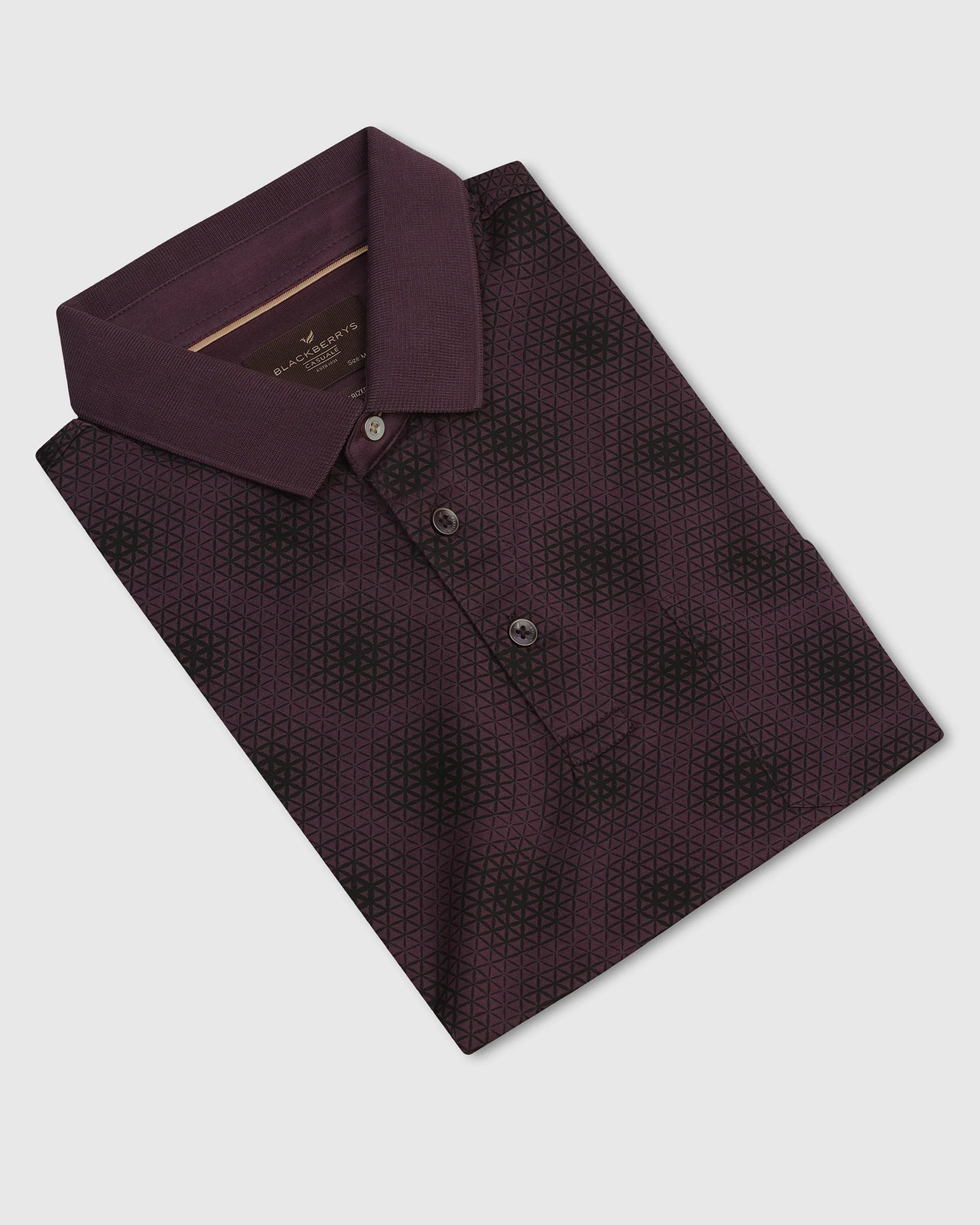 Polo Purple Printed T-Shirt - Hex - Image 5