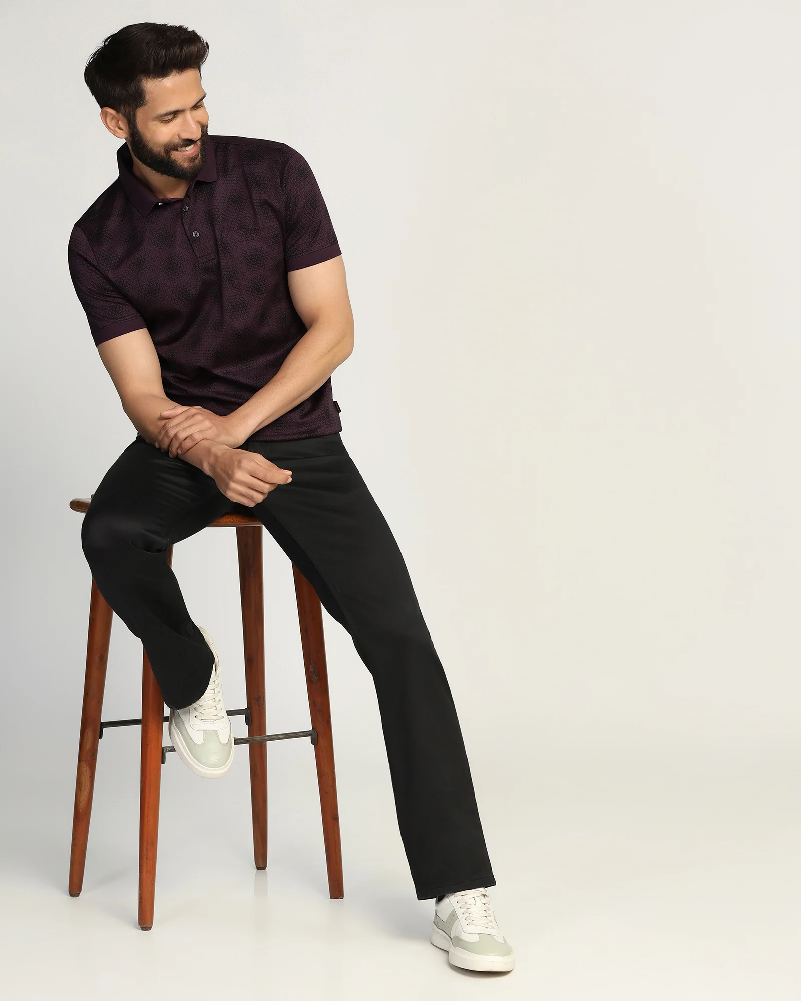 Polo Purple Printed T-Shirt - Hex - Image 7