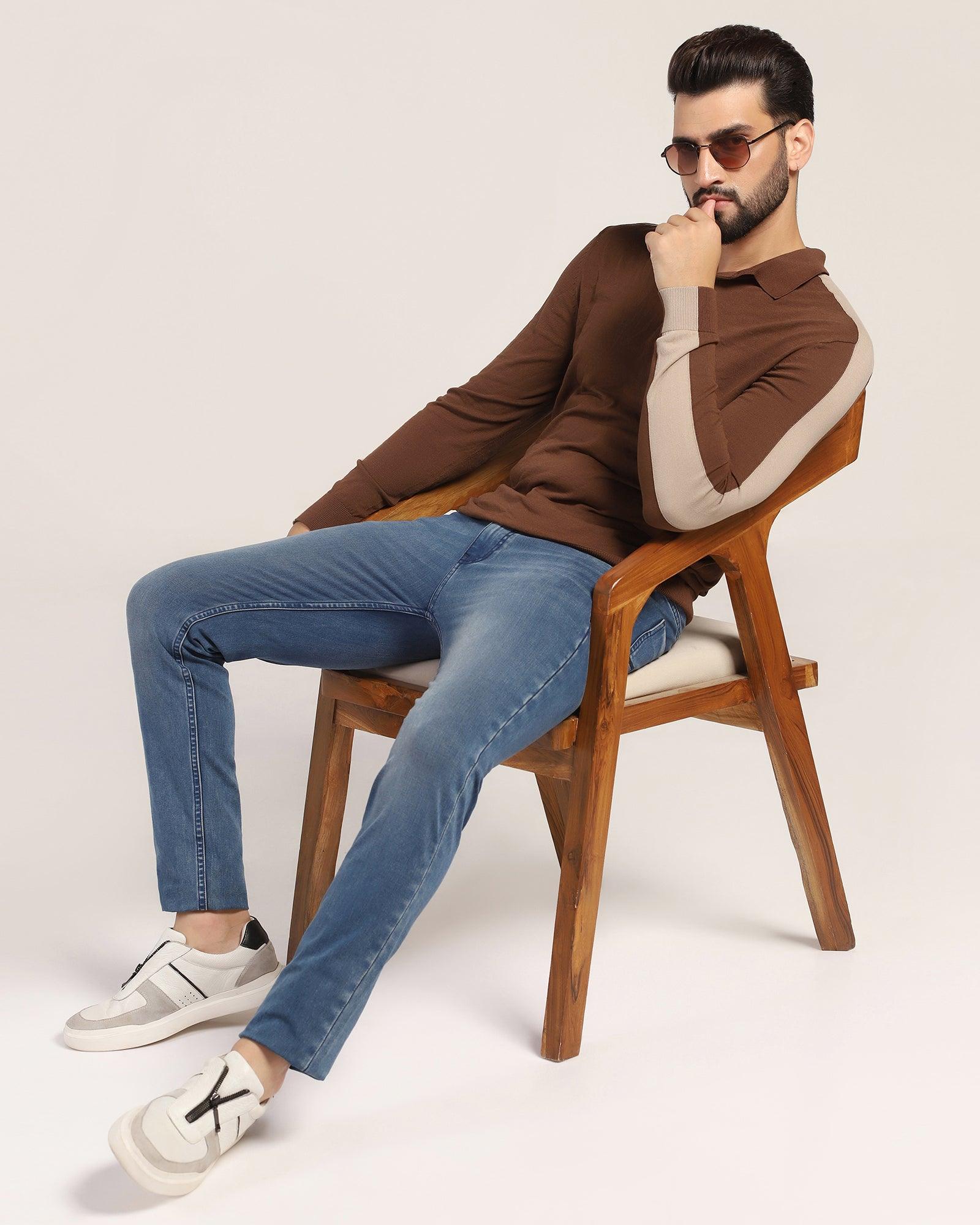 Polo Rust Orange Solid Sweater - Bond - Image 7