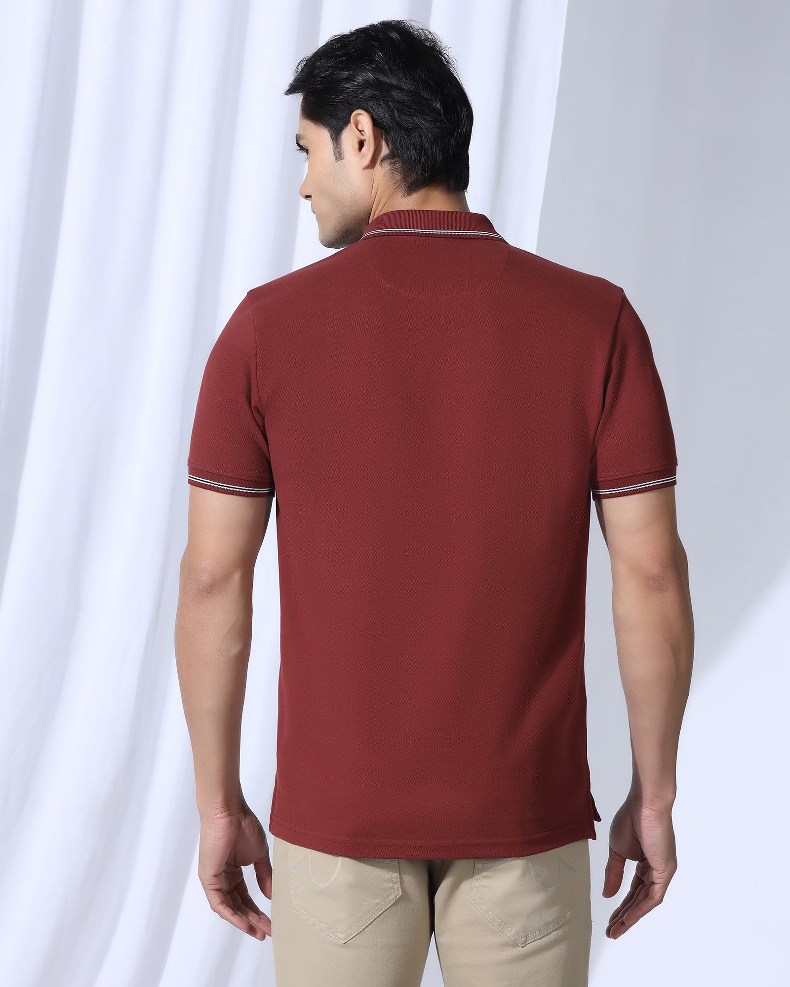 Polo Rust Solid T-Shirt - Diesel - Image 2