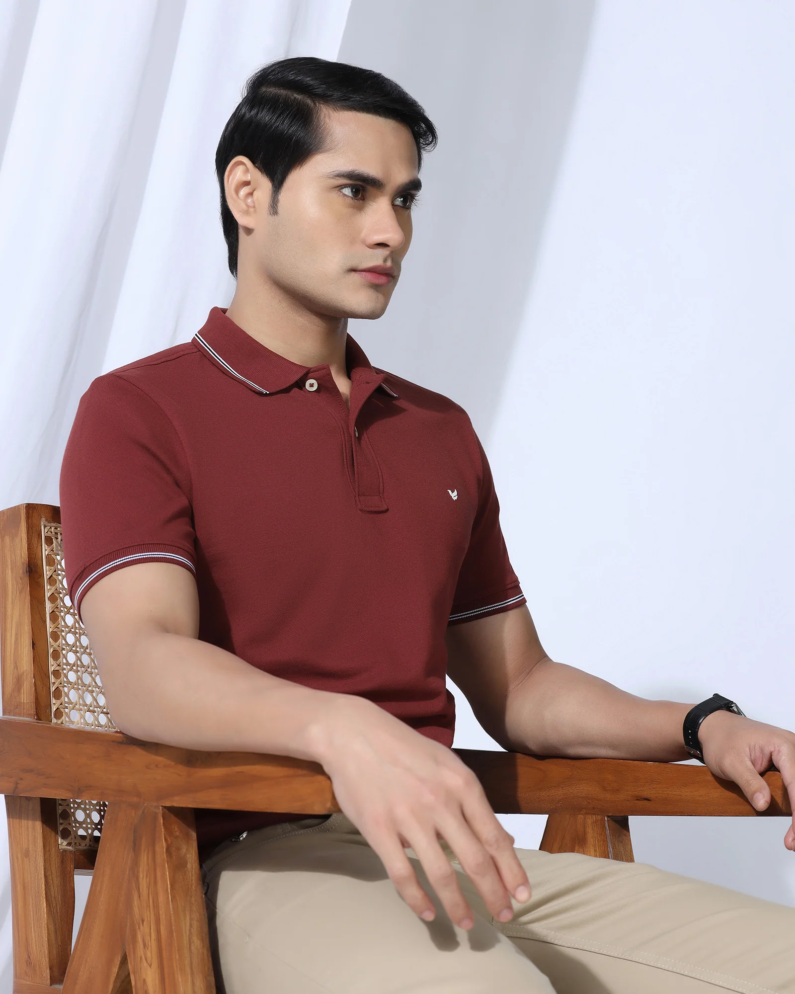 Polo Rust Solid T-Shirt - Diesel - Image 7