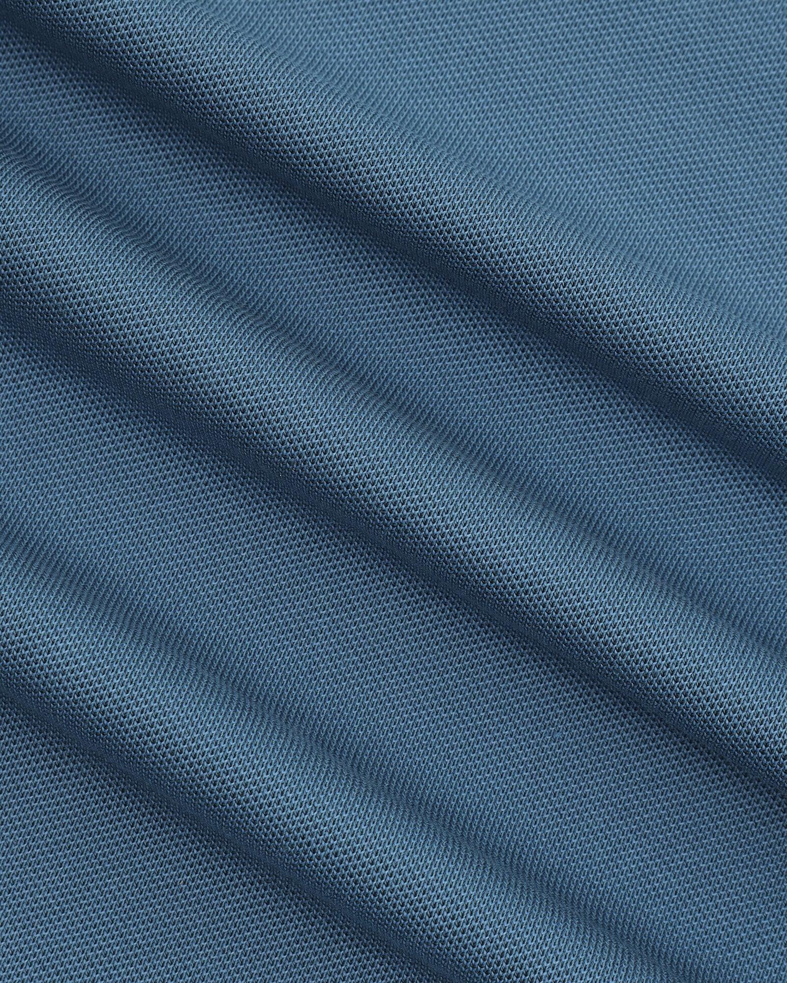 Polo Stellar Blue Solid T-Shirt - Andro - Image 6