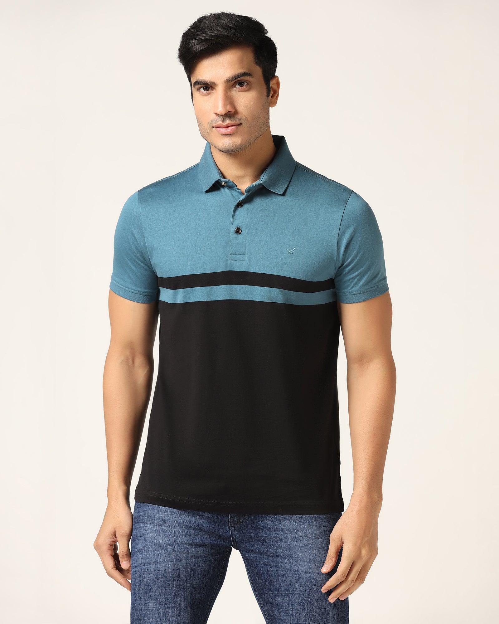 Polo Teal Blue Solid T-Shirt - Ned - Image 7