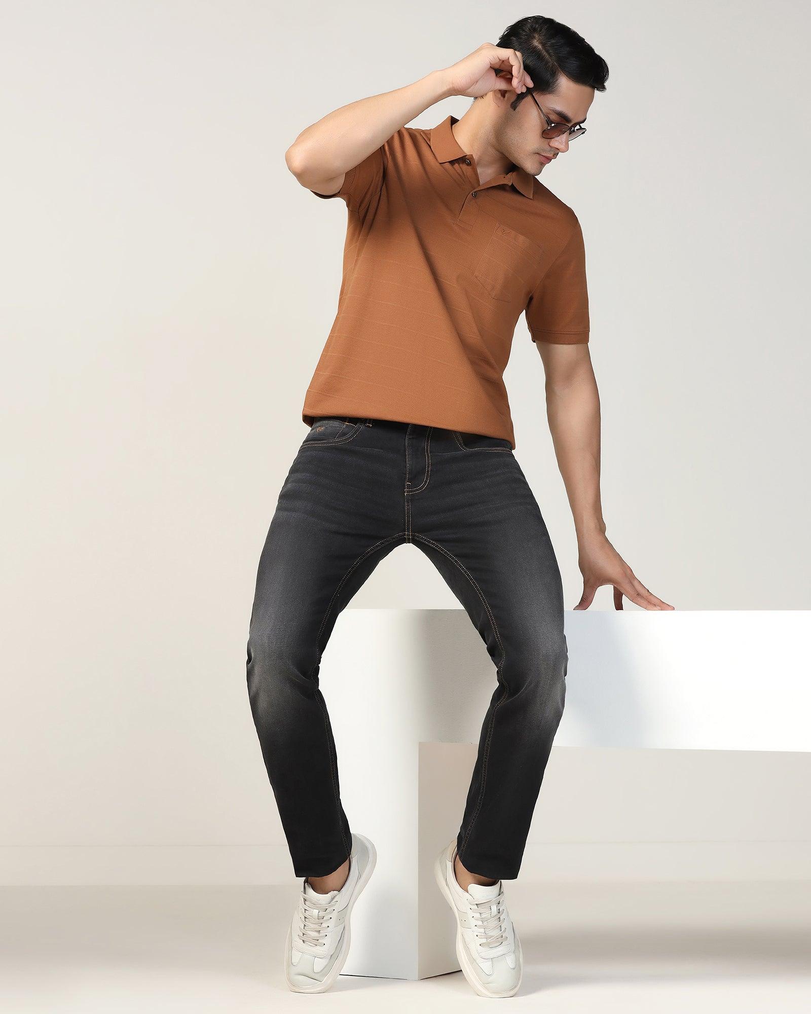 Polo Tobacco Brown Stripe T-Shirt - Brero - Image 7