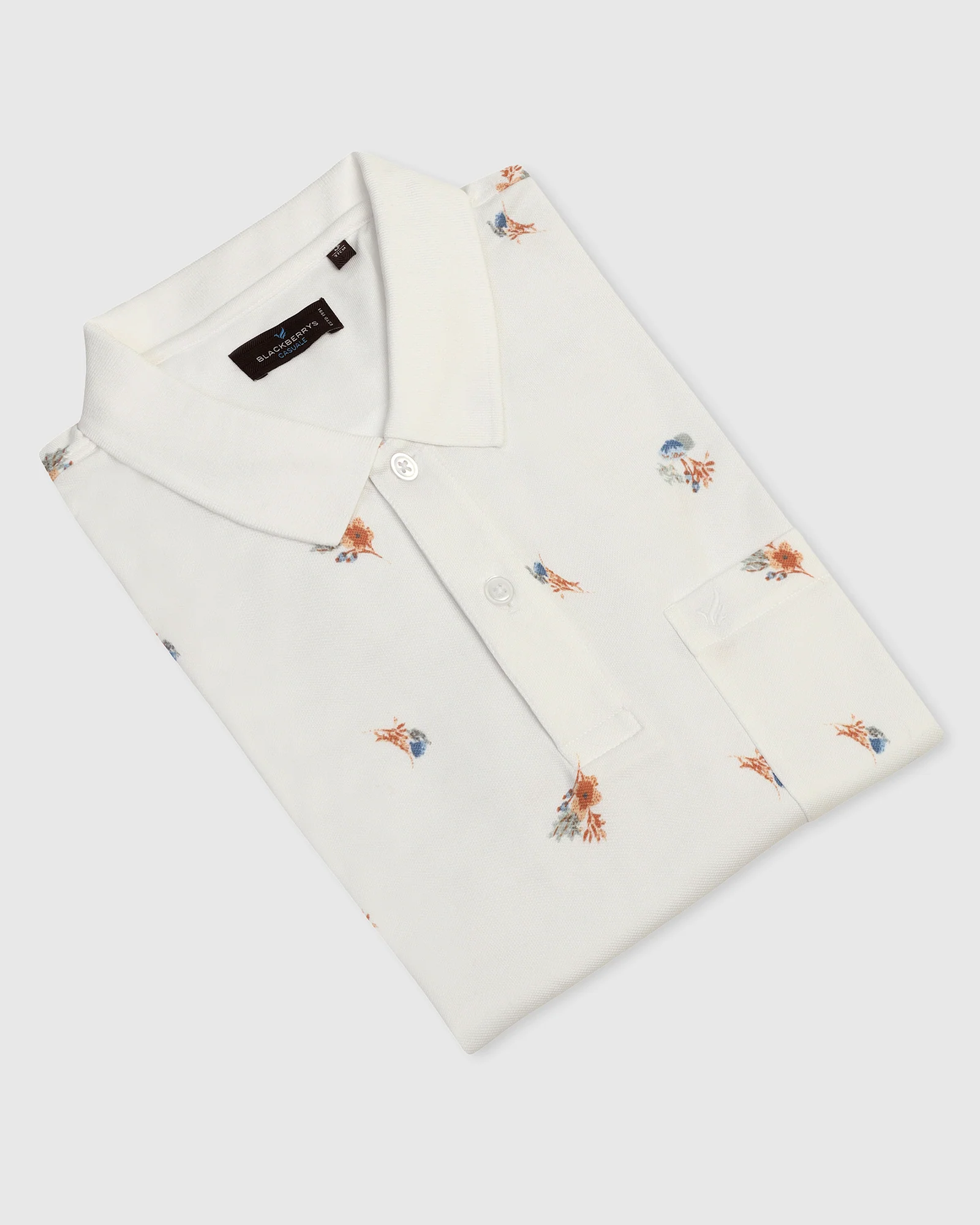 Polo White Printed T-Shirt - Depp - Image 5