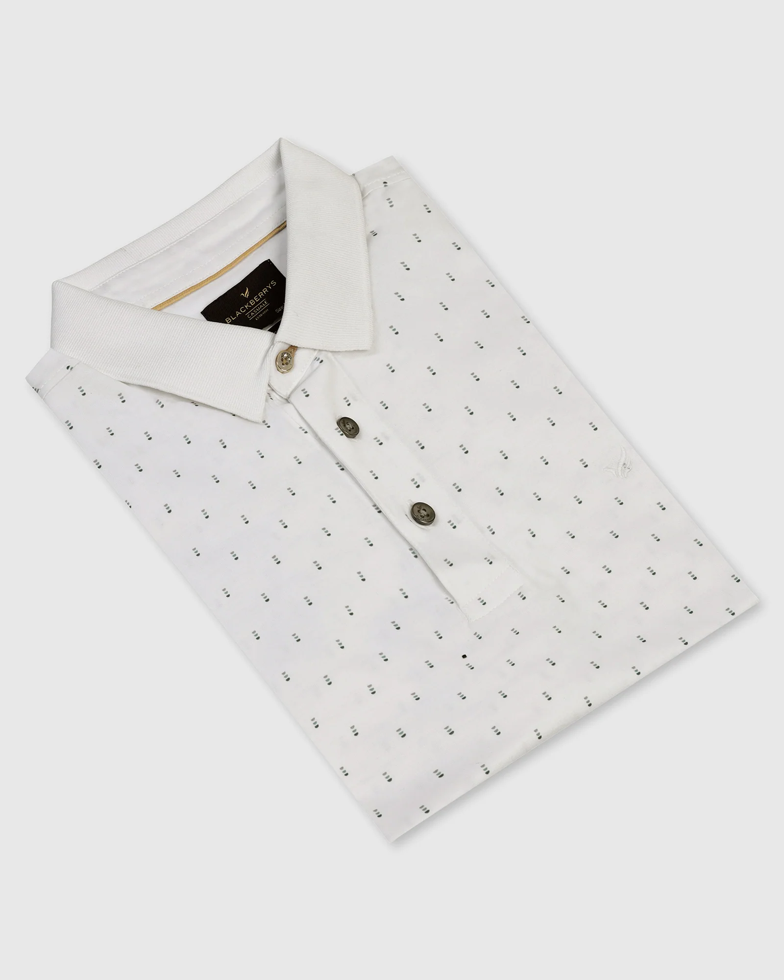 Polo White Printed T-Shirt - Hala - Image 5