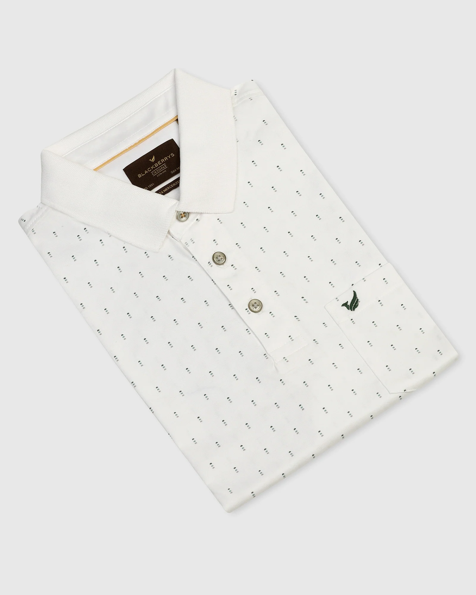 Polo White Printed T-Shirt - Hala - Image 6