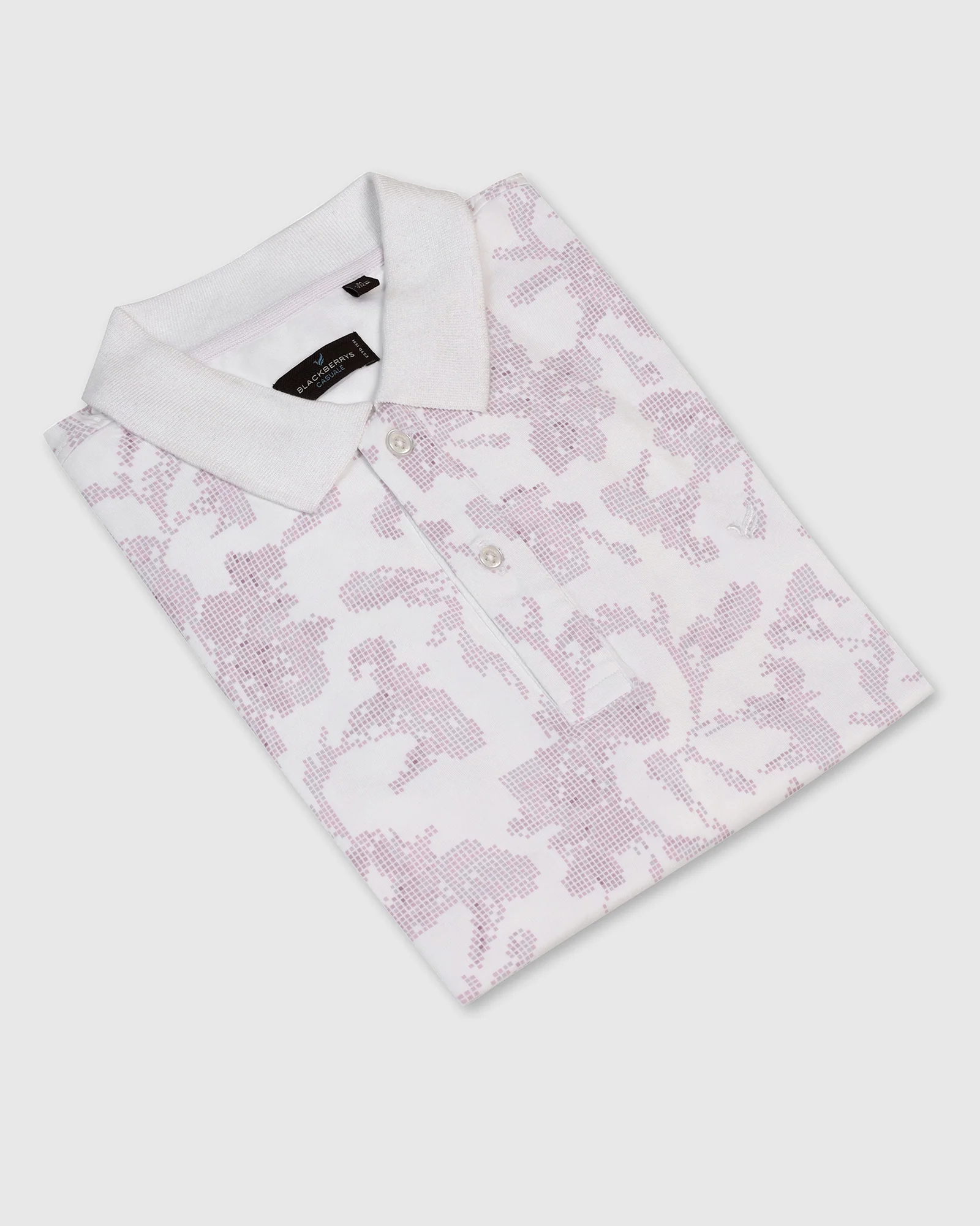 Polo White Printed T-Shirt - Infinity - Image 5