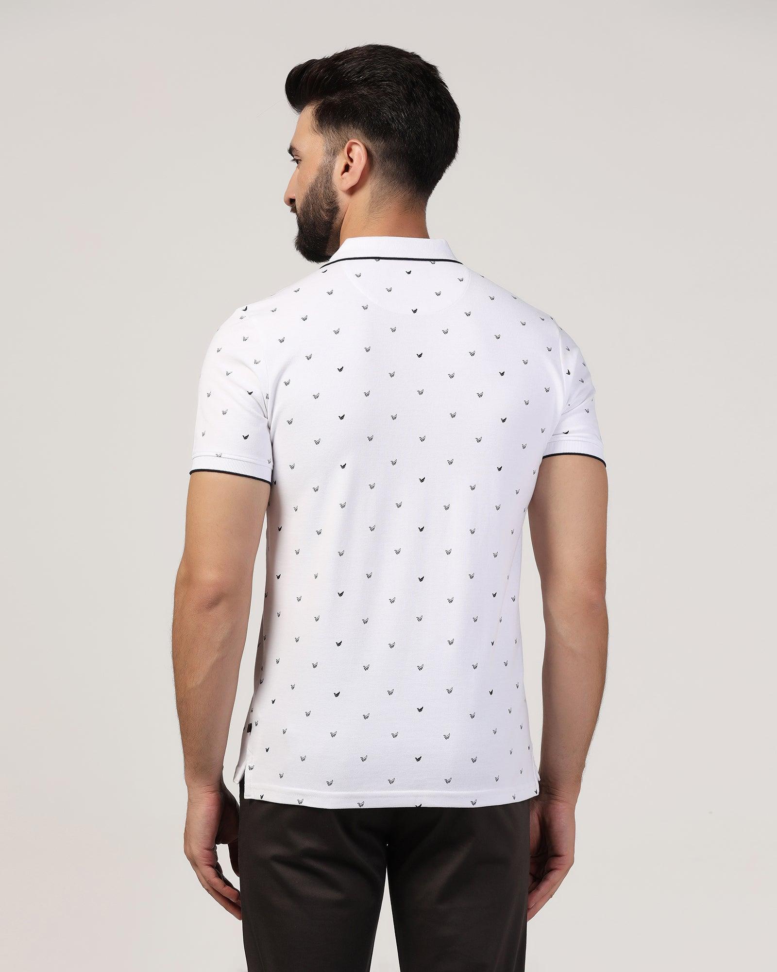 Polo White Printed T-Shirt - Tokyo - Image 2