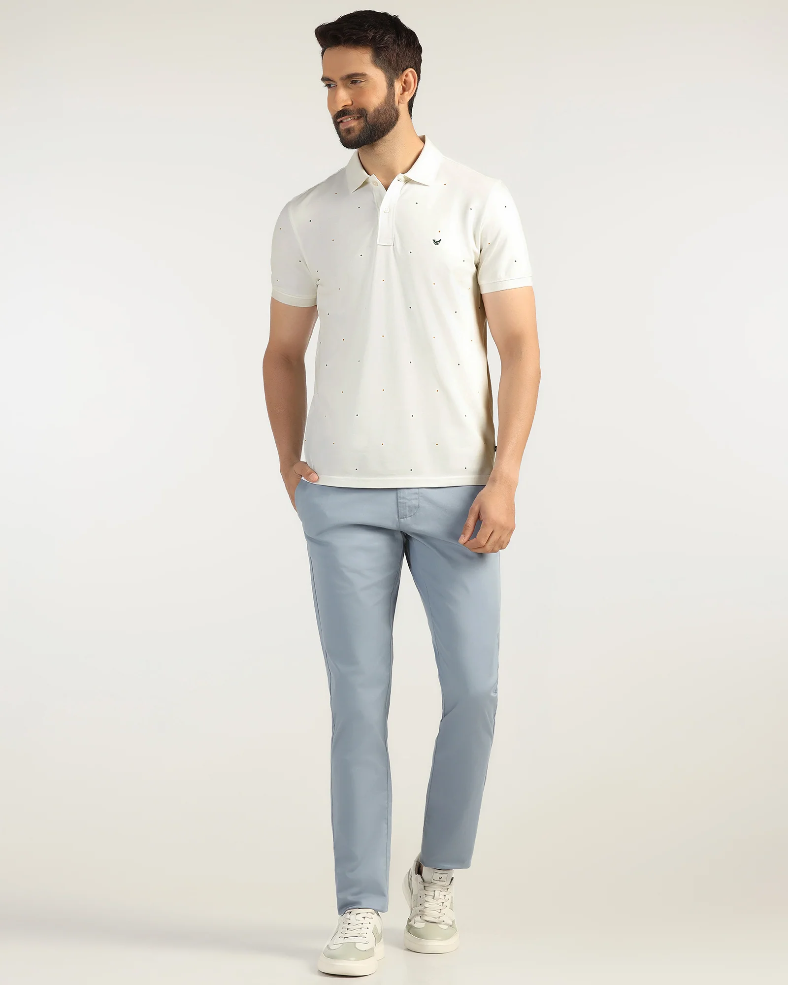 Polo White Printed T-Shirt - Wembley - Image 3