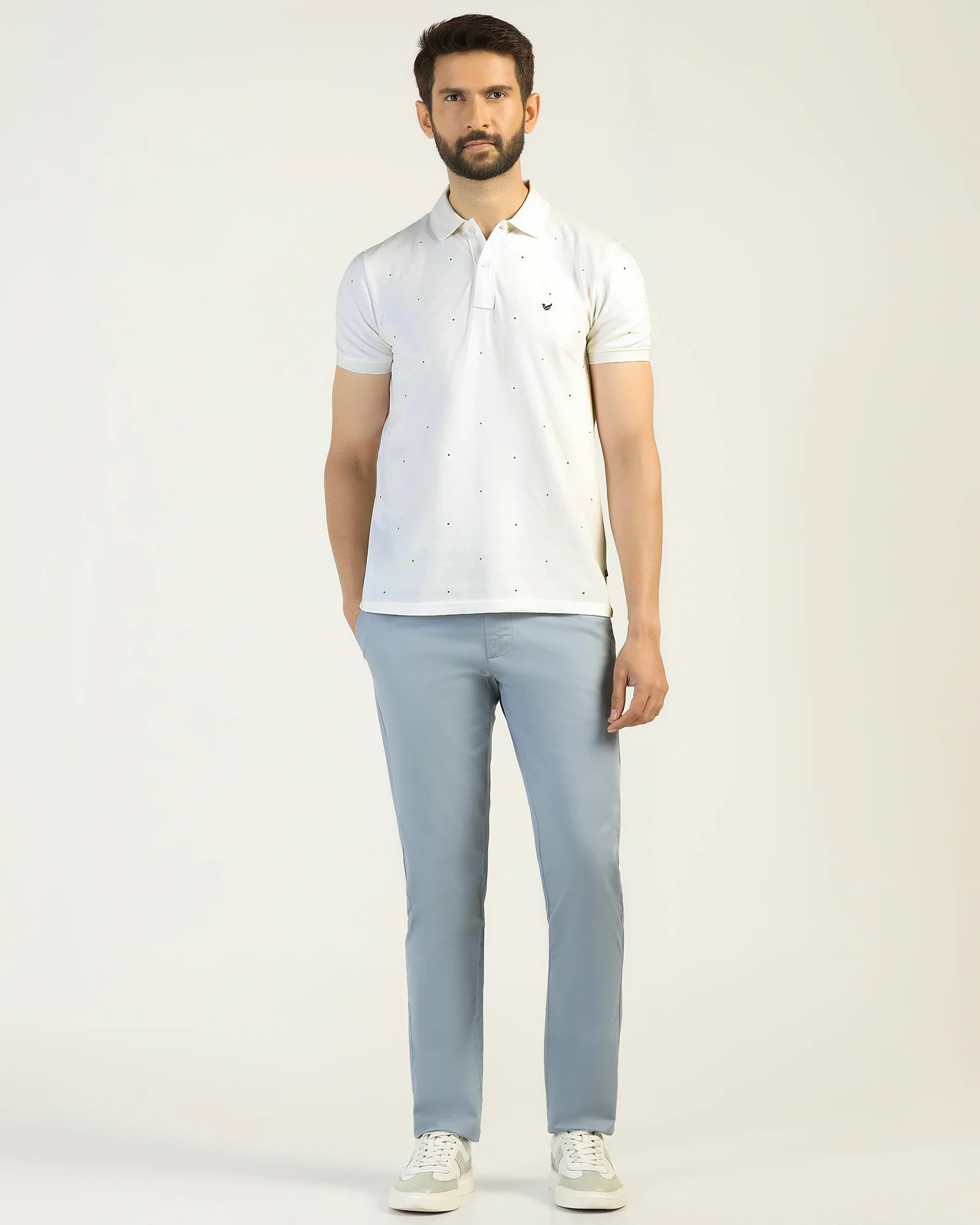 Polo White Printed T-Shirt - Wembley - Image 7
