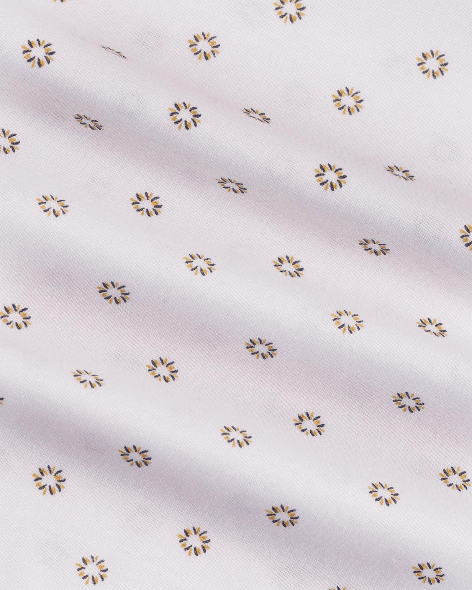 Polo White Printed T-Shirt - Sky - Image 6