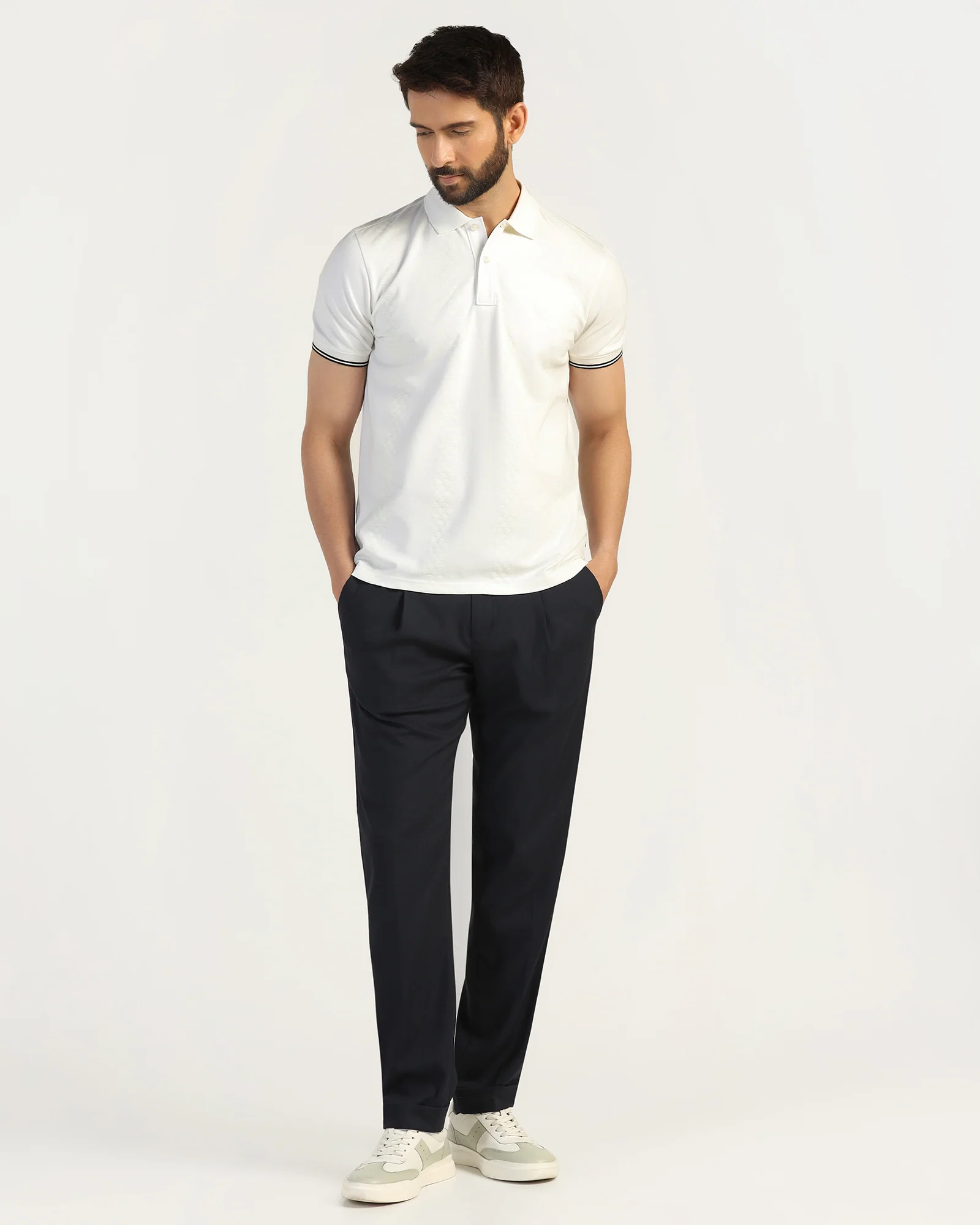 Polo White Printed T-Shirt - Eta - Image 3
