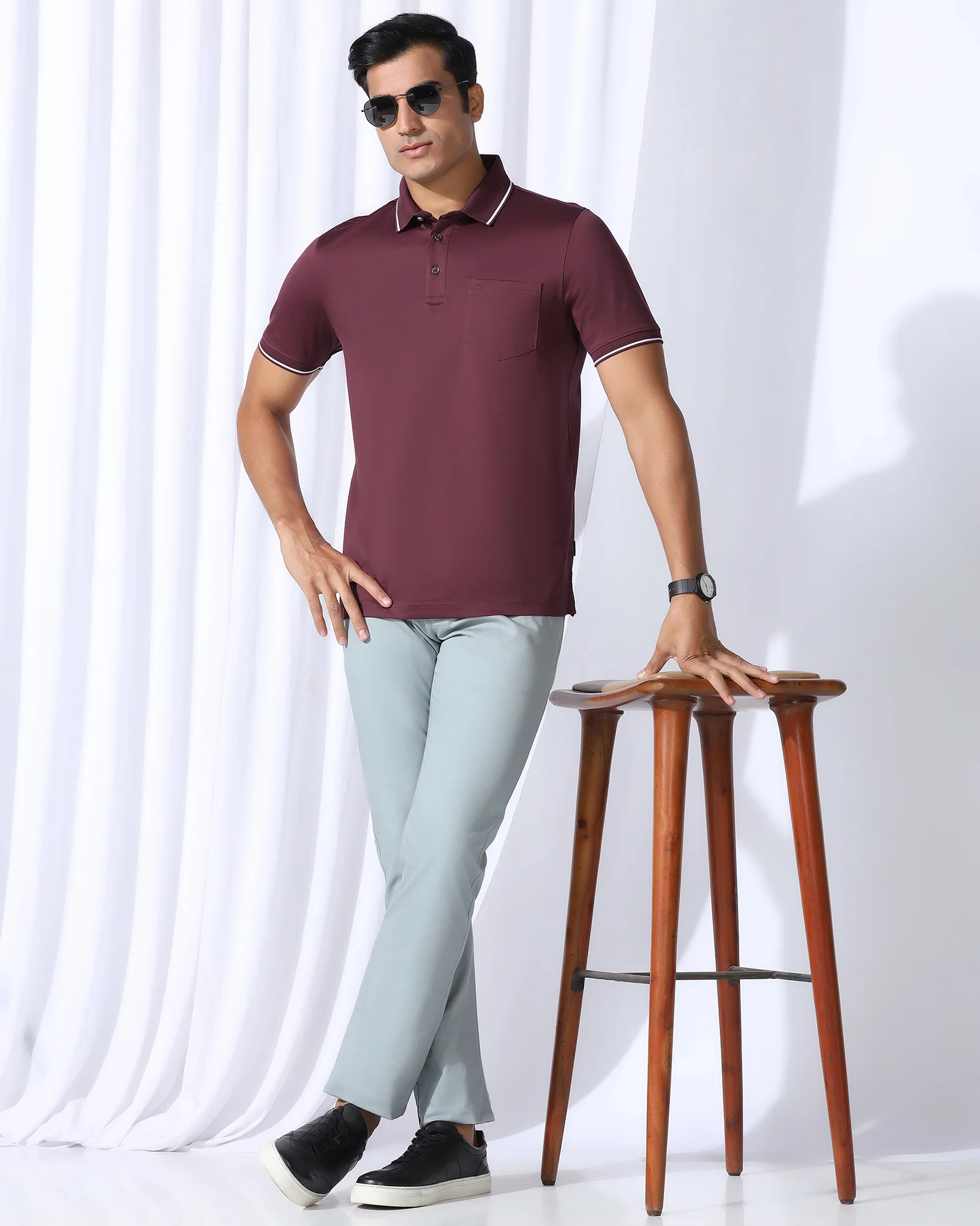 Polo Wild Ginger Solid T-Shirt - Orion - Image 7