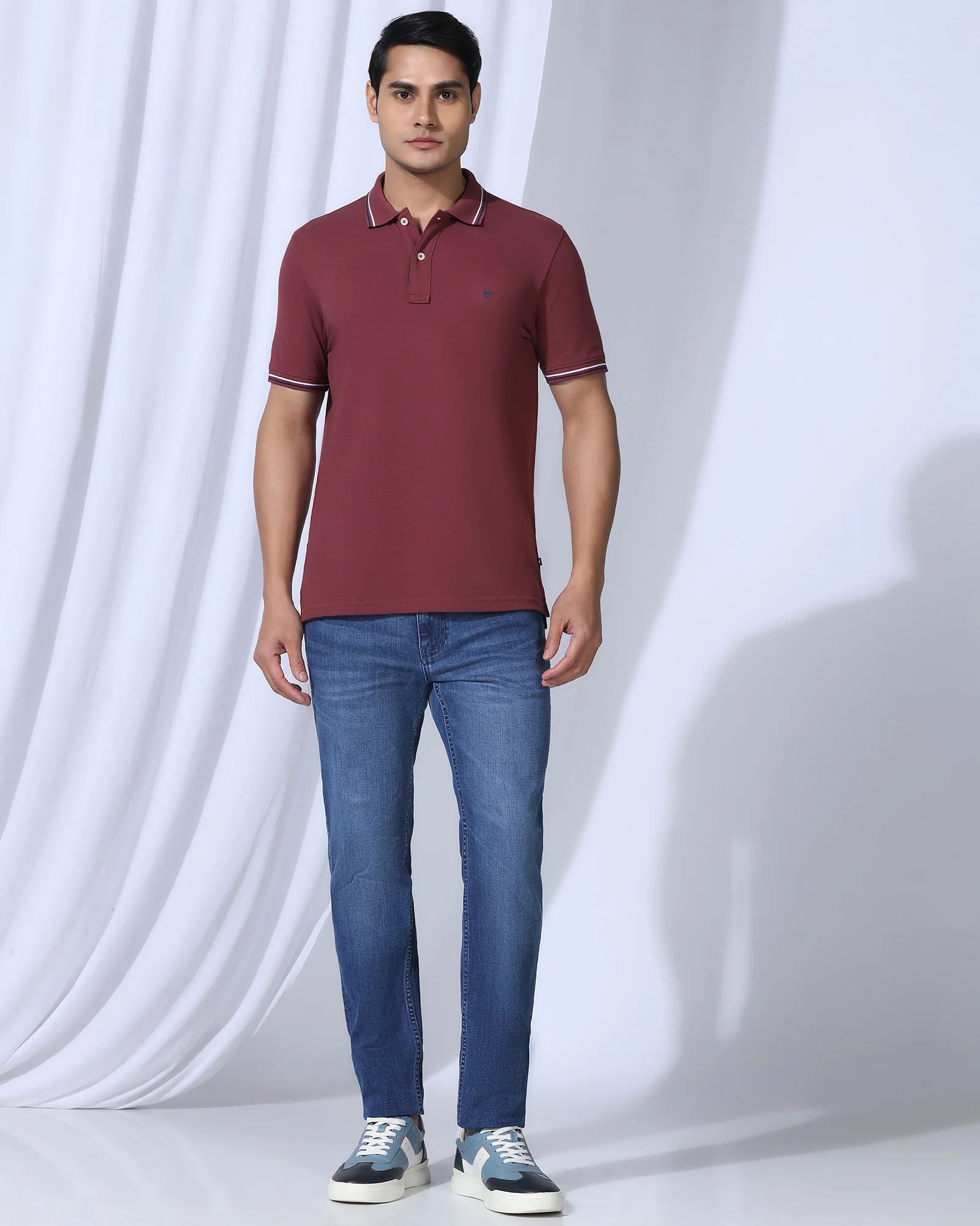 Polo Wild Ginger Solid T-Shirt - Zephyr - Image 3