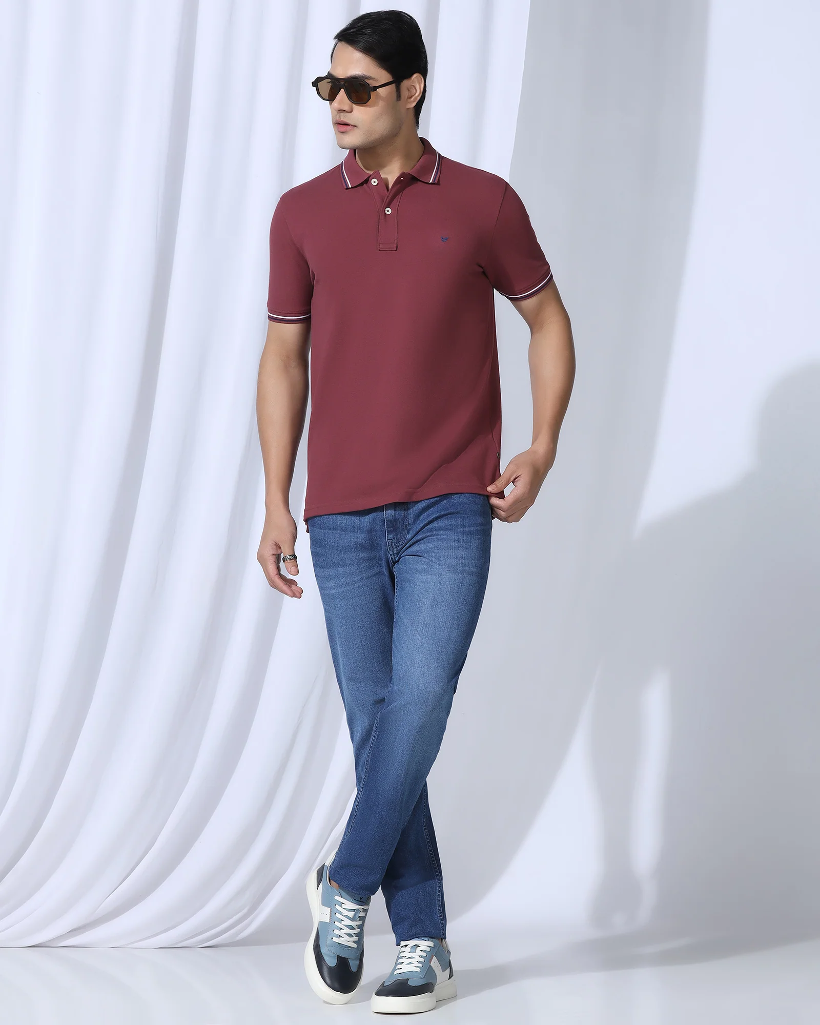 Polo Wild Ginger Solid T-Shirt - Zephyr - Image 7