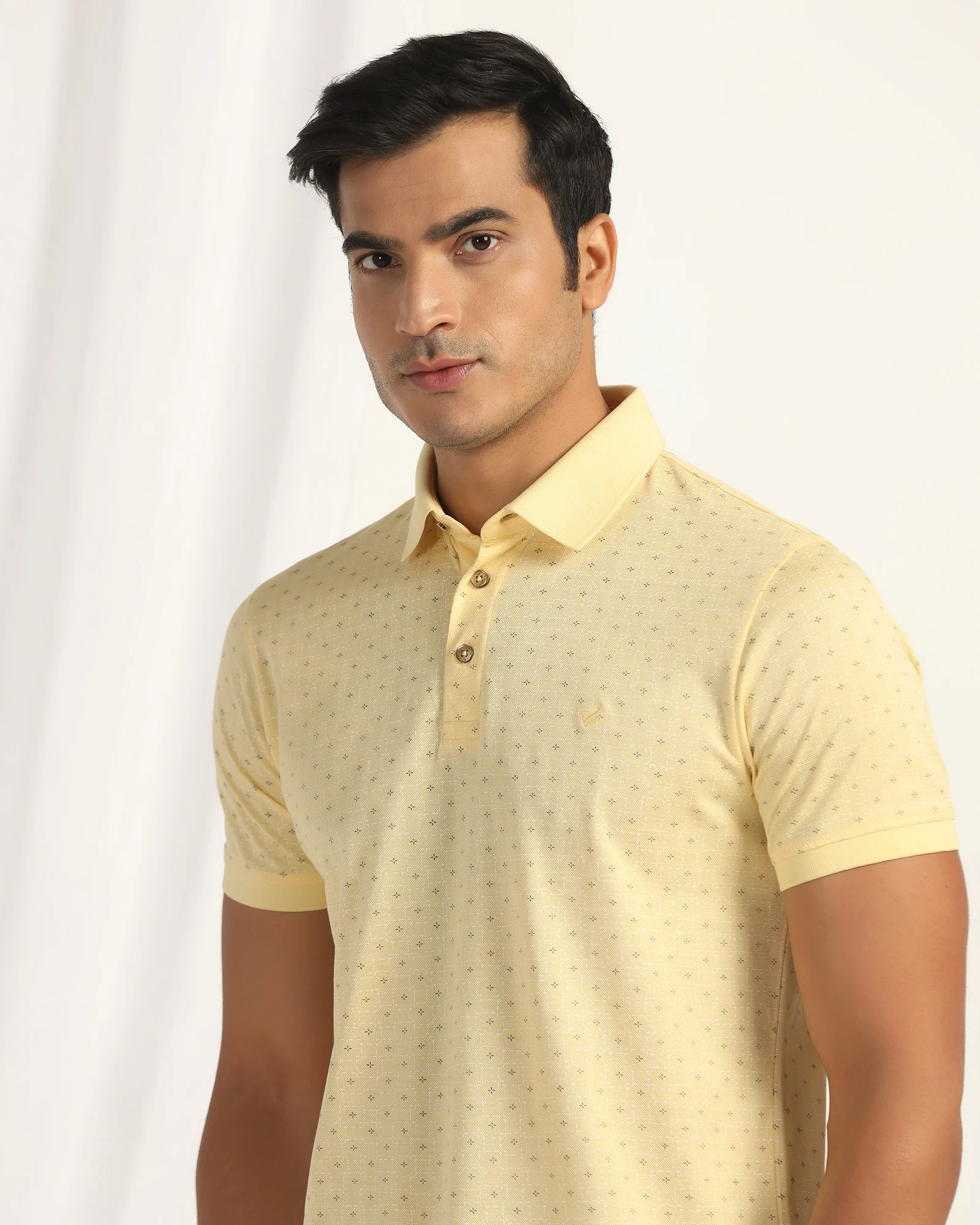 Polo Yellow Printed T-Shirt - Henry - Image 4